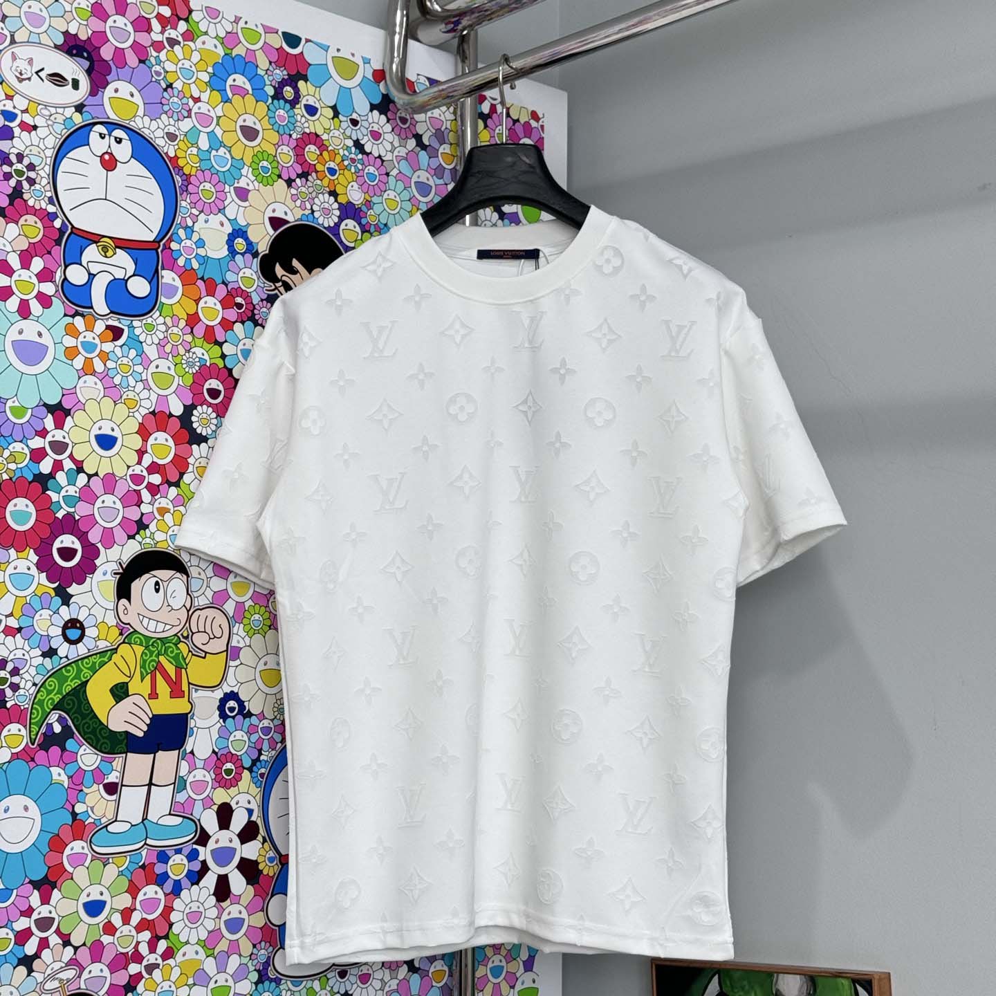 Louis Vuitton Monogram Short-Sleeved Crewneck - DesignerGu