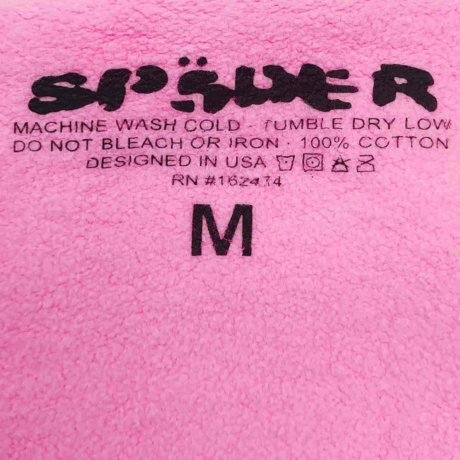 Sp5der OG Web Hoodie 'Pink' - DesignerGu