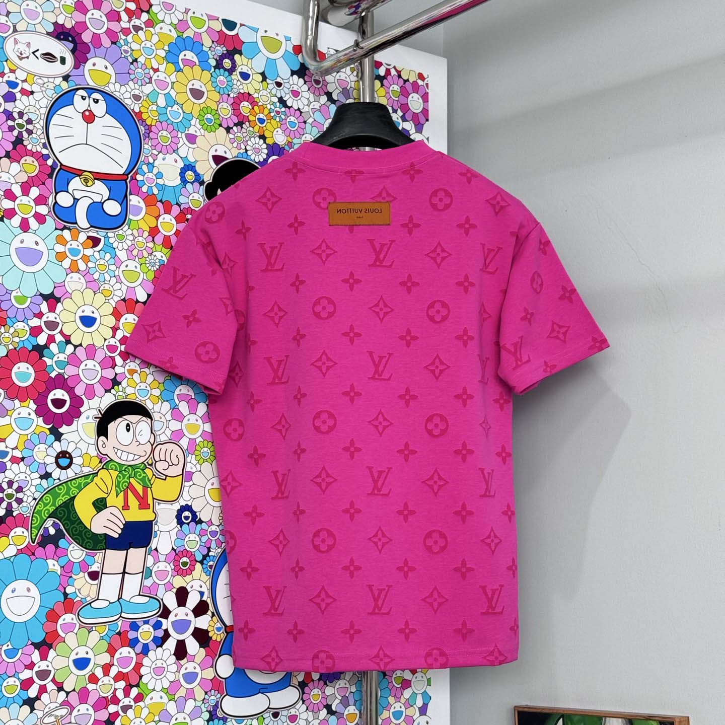 Louis Vuitton Monogram Short-Sleeved Crewneck - DesignerGu