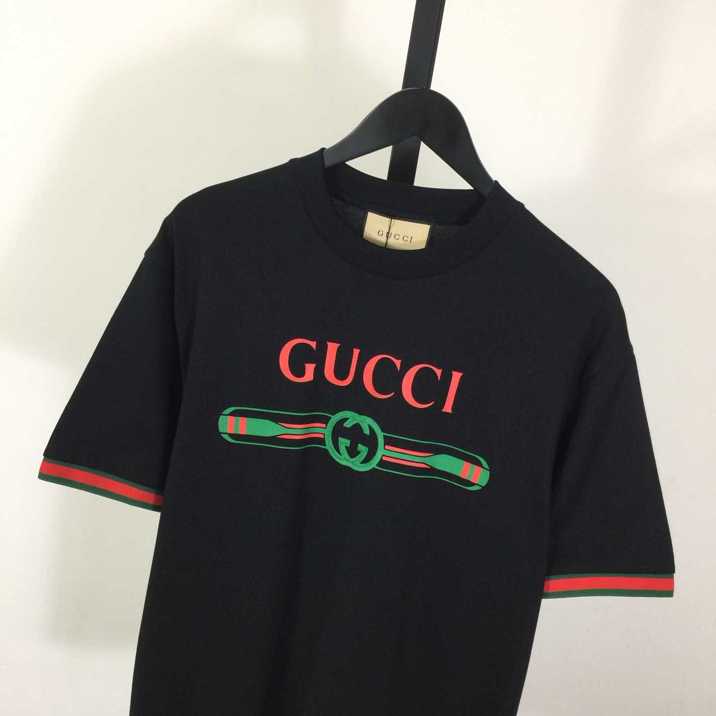 Gucci Jersey T-shirt With Print  - DesignerGu