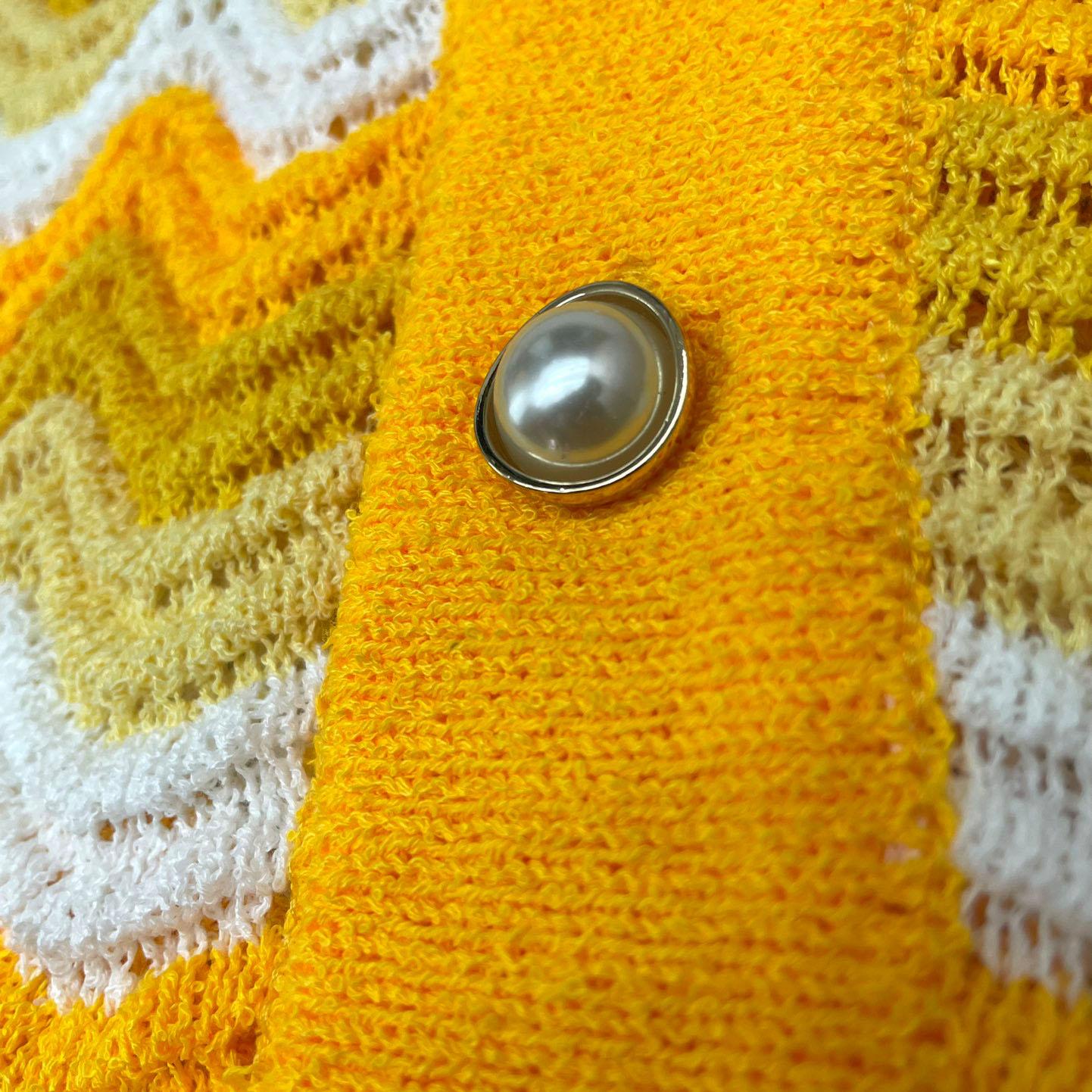 Casablanca Wavy Gradient Open Knit Shirt D009 - DesignerGu