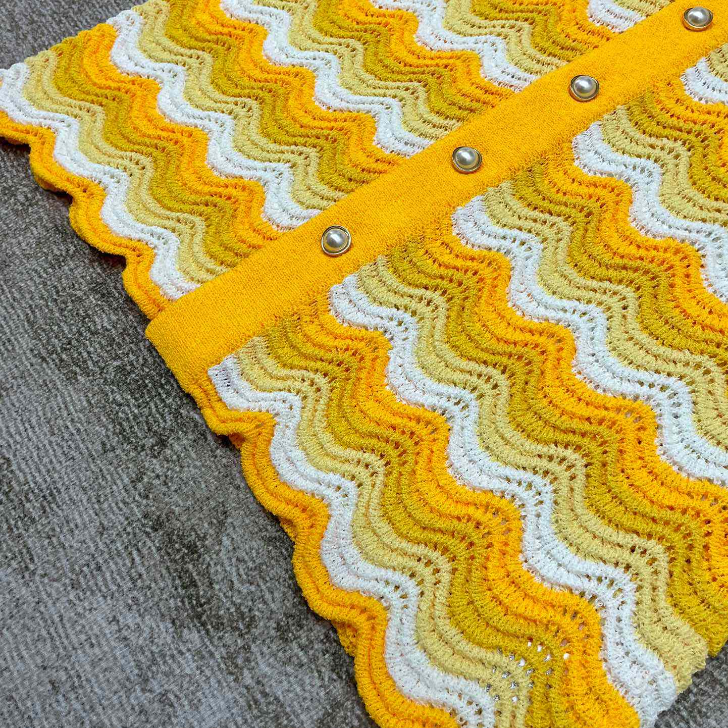 Casablanca Wavy Gradient Open Knit Shirt D009 - DesignerGu