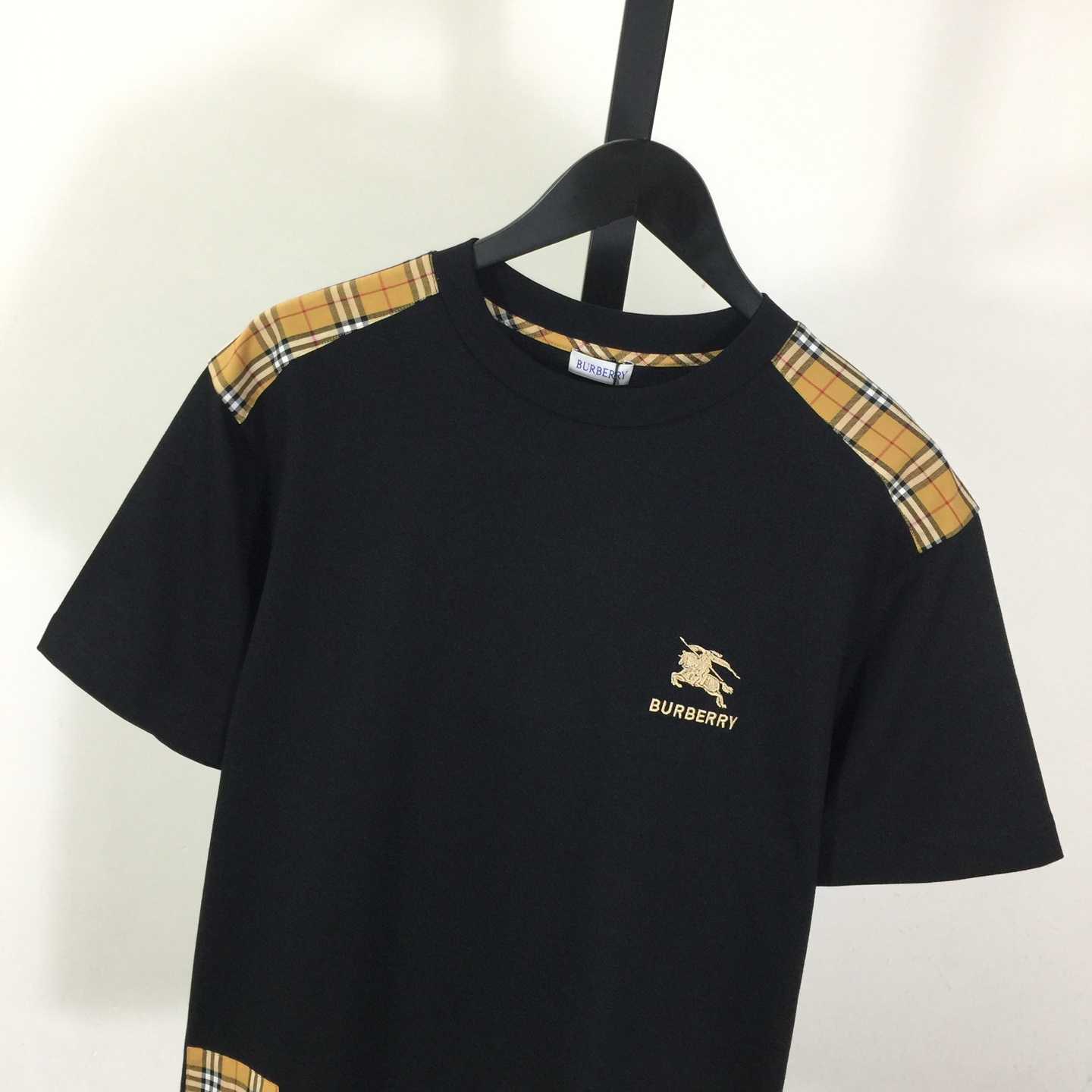 Burberry Check Cotton T-shirt - DesignerGu