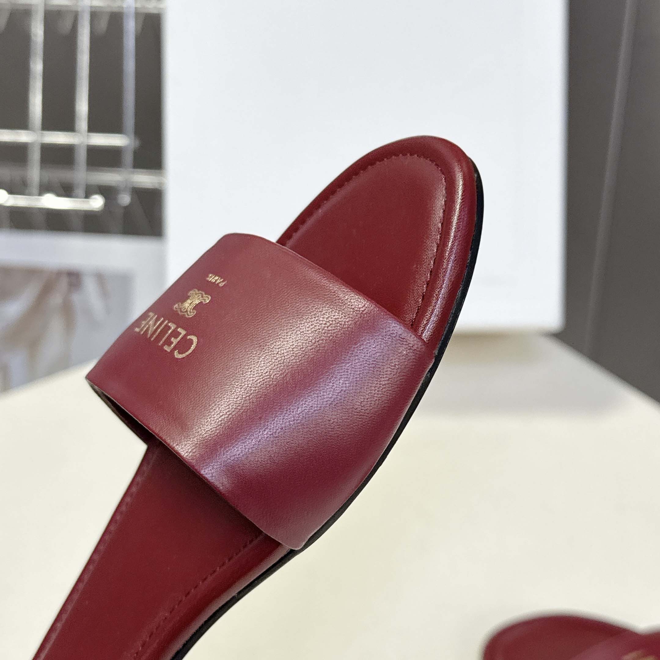 Celine Coast Mule In Lambskin - DesignerGu