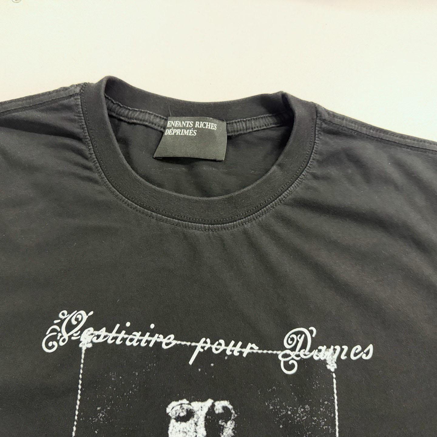 Enfants Riches Déprimés Vestiaire Pour Dames T-Shirt 'Faded Black' - DesignerGu