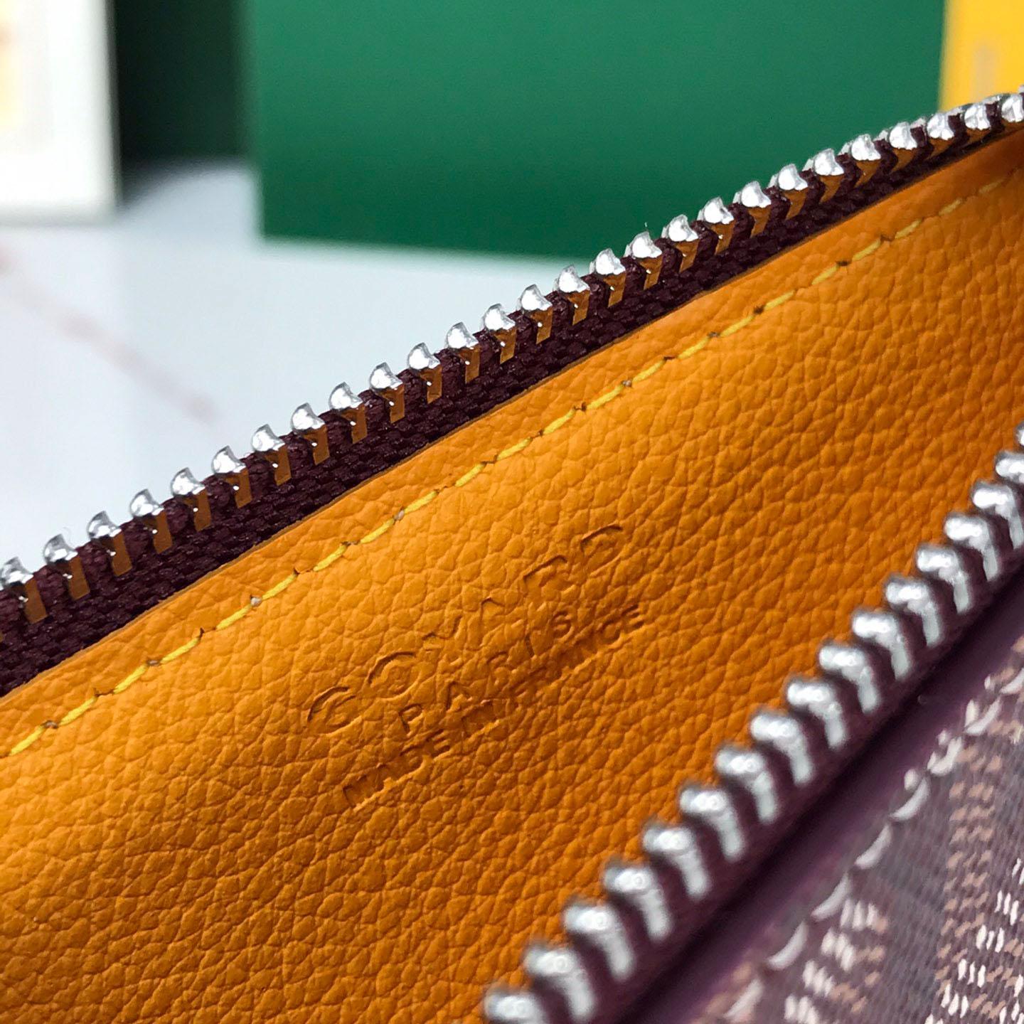 Goyard Bourbon Zipped Card Holder - DesignerGu