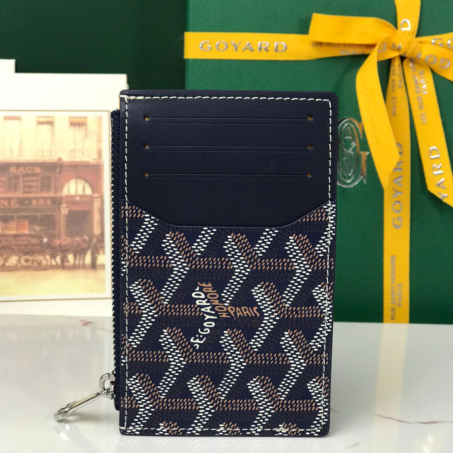 Goyard Bourbon Zipped Card Holder - DesignerGu