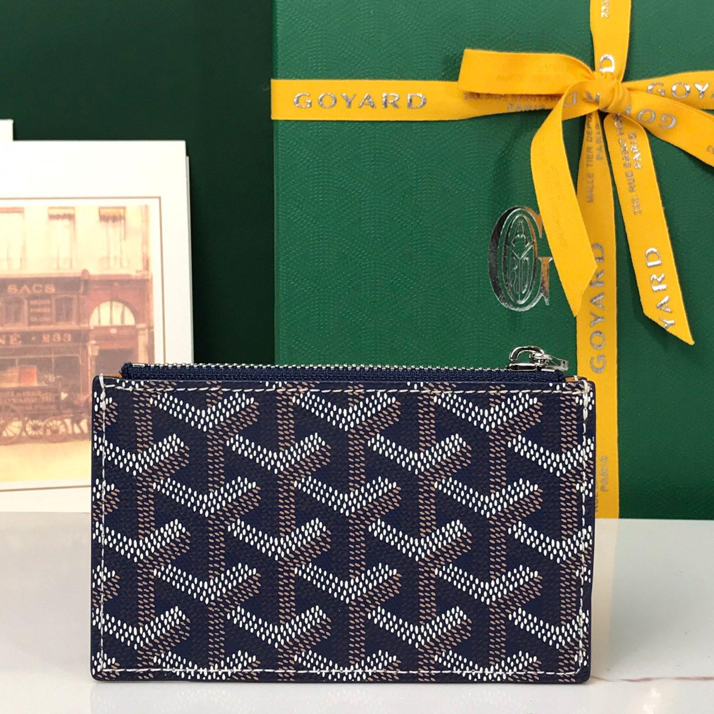 Goyard Bourbon Zipped Card Holder - DesignerGu