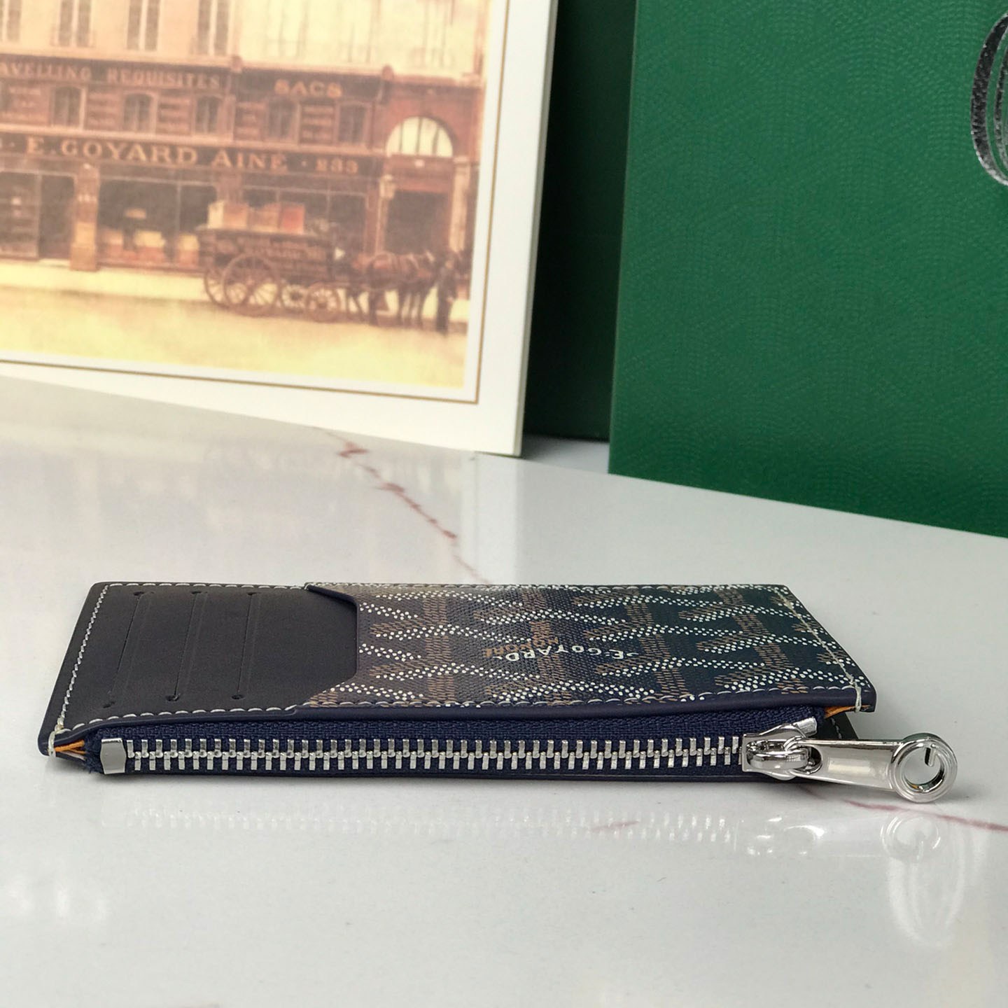 Goyard Bourbon Zipped Card Holder - DesignerGu