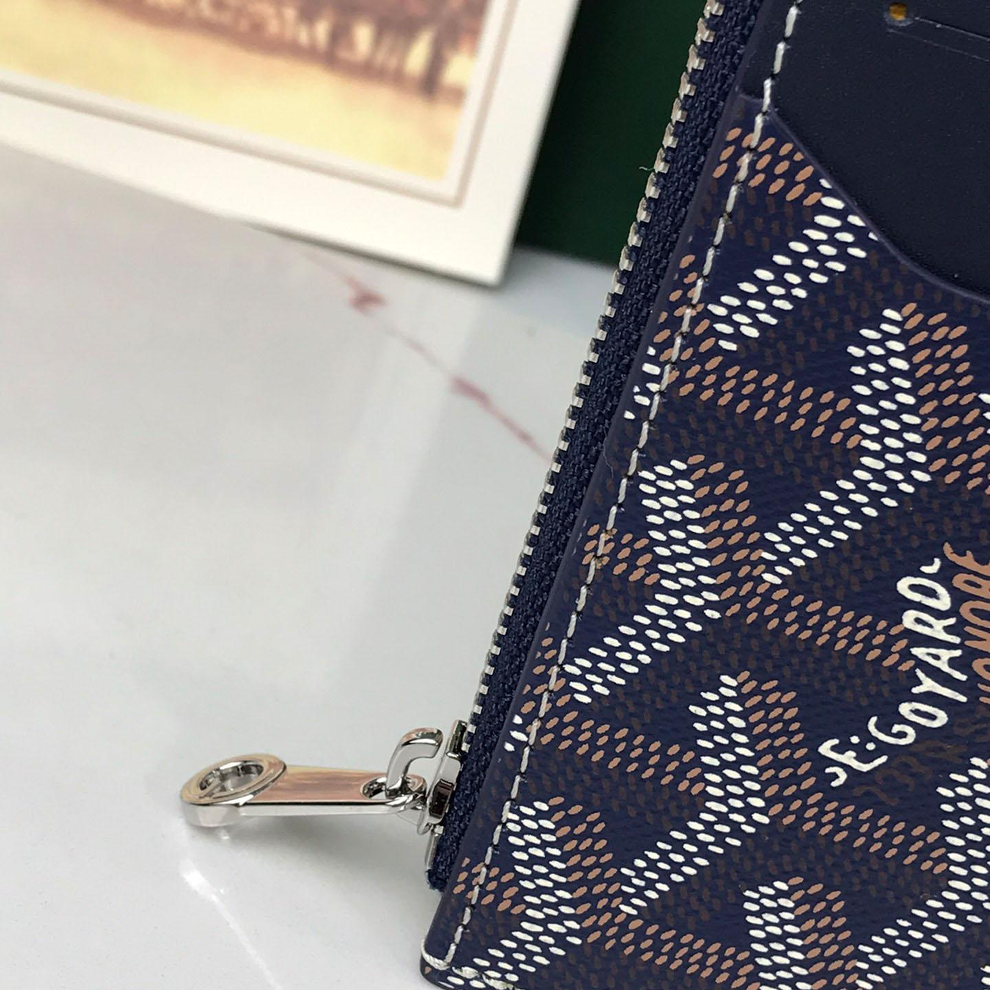 Goyard Bourbon Zipped Card Holder - DesignerGu
