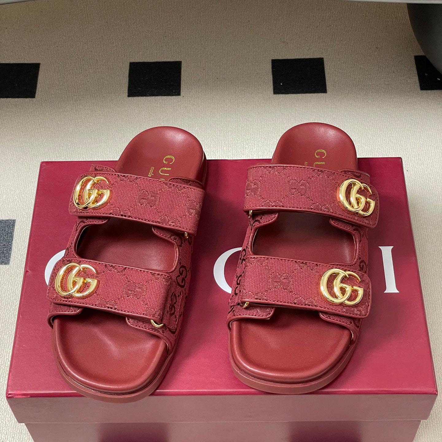 Gucci Sandal With Double G - DesignerGu