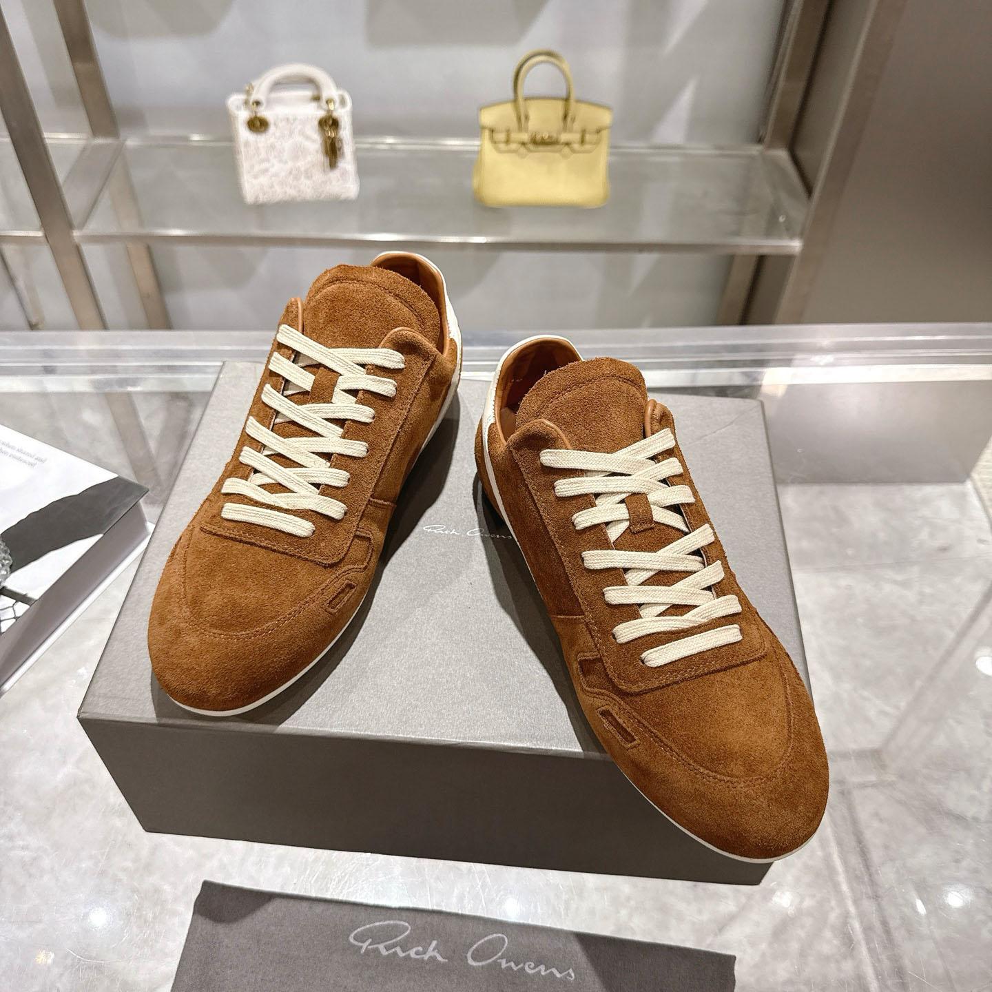 Rick Owens Concordians Minimal Sneaker 'Chestnut' - DesignerGu