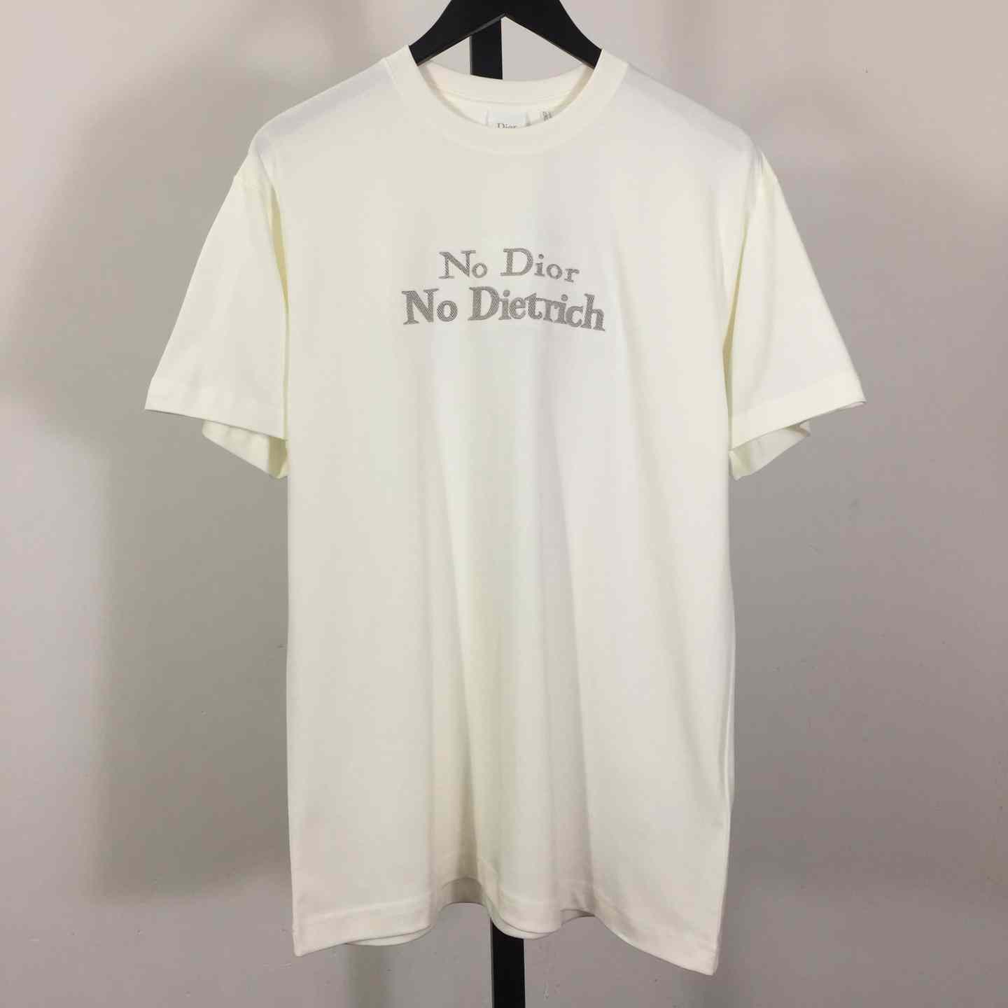 Dior T-shirt With Lettering  - DesignerGu