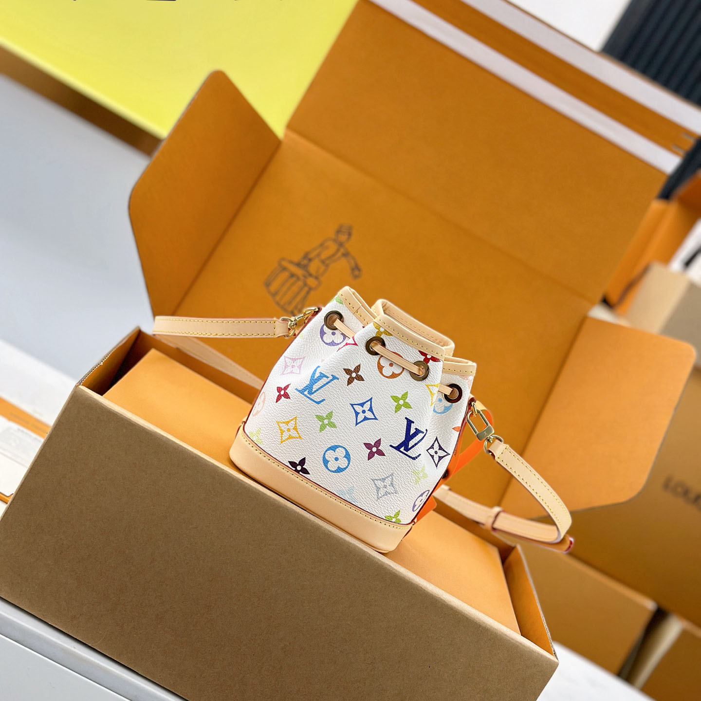 Louis Vuitton LV x TM Nano Noé M27493 - DesignerGu