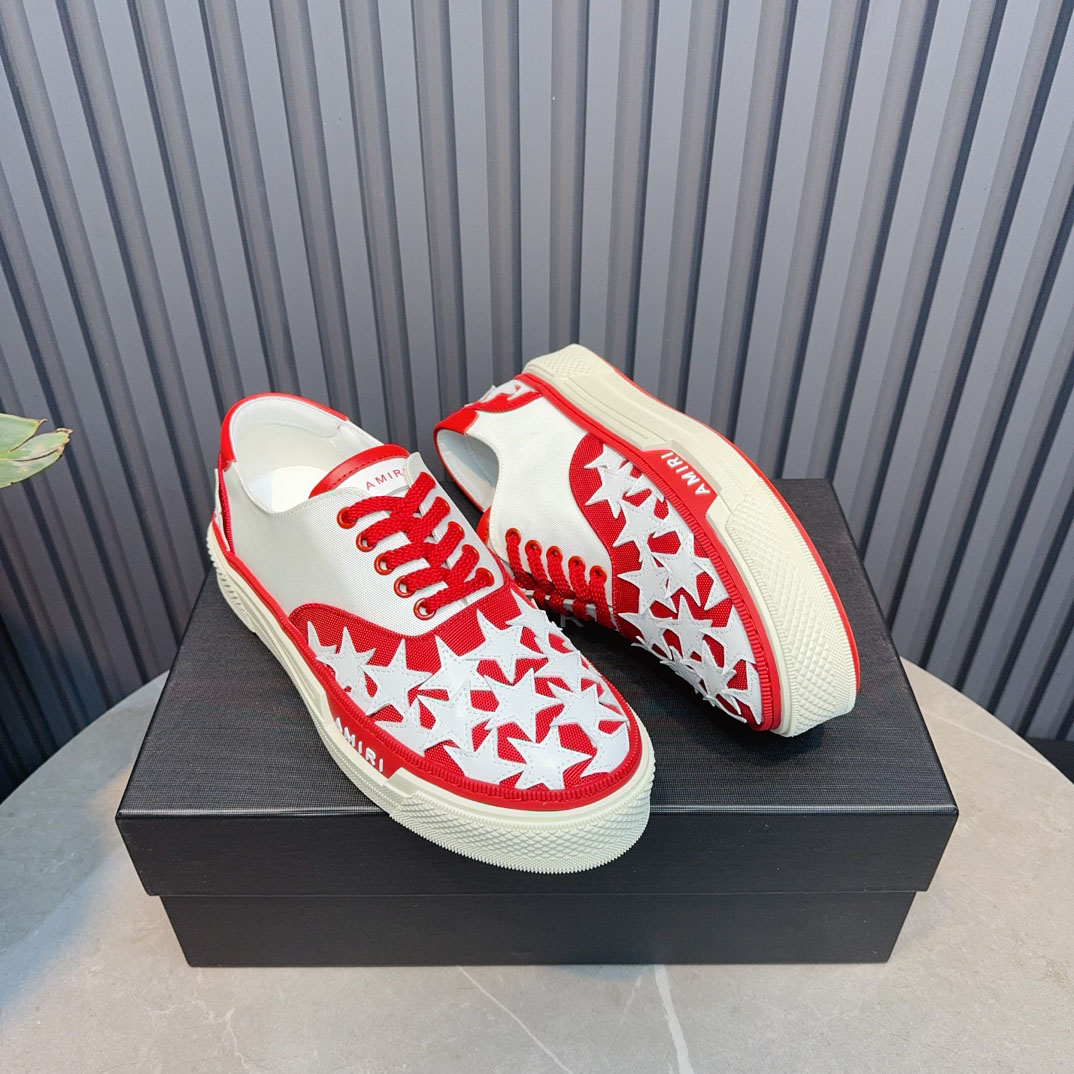 Amiri Stars Court 'White Red' - DesignerGu