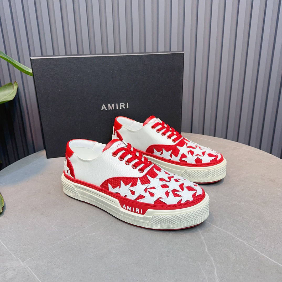 Amiri Stars Court 'White Red' - DesignerGu
