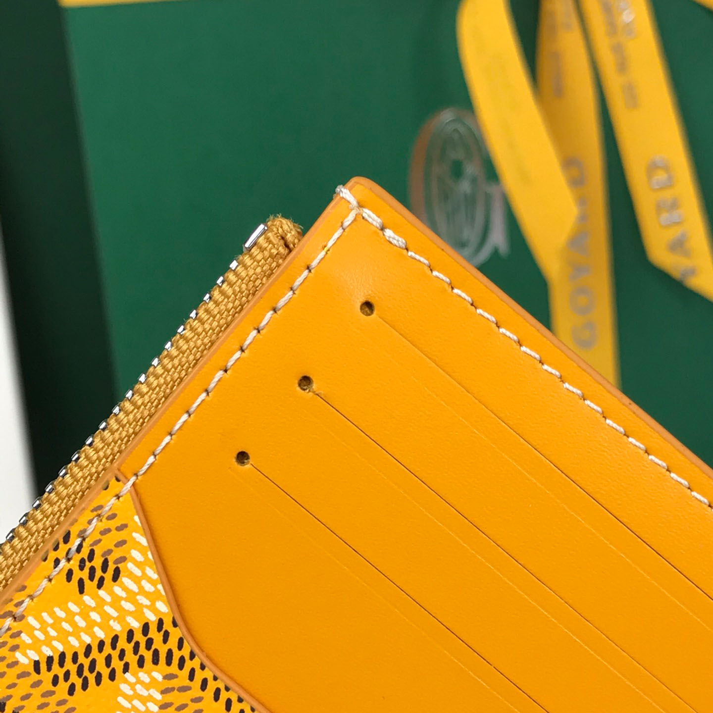 Goyard Bourbon Zipped Card Holder - DesignerGu