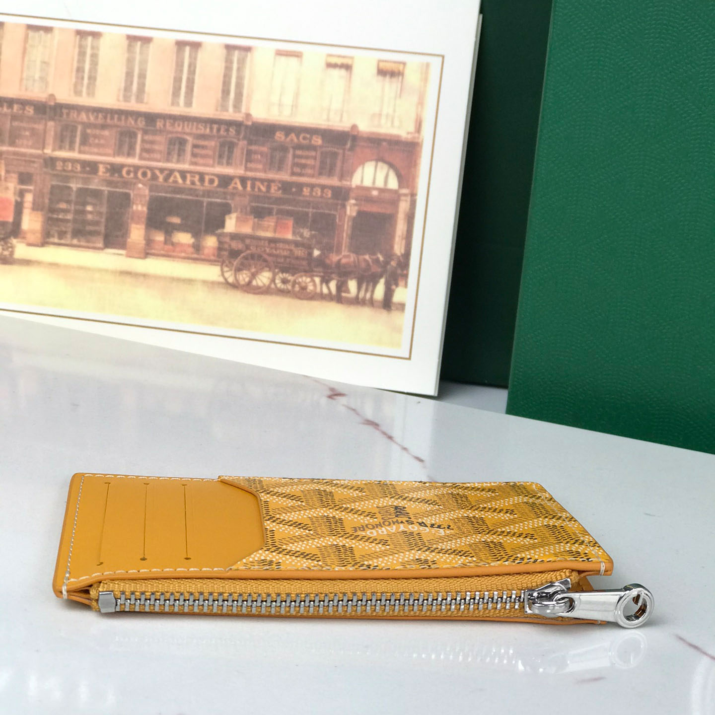 Goyard Bourbon Zipped Card Holder - DesignerGu