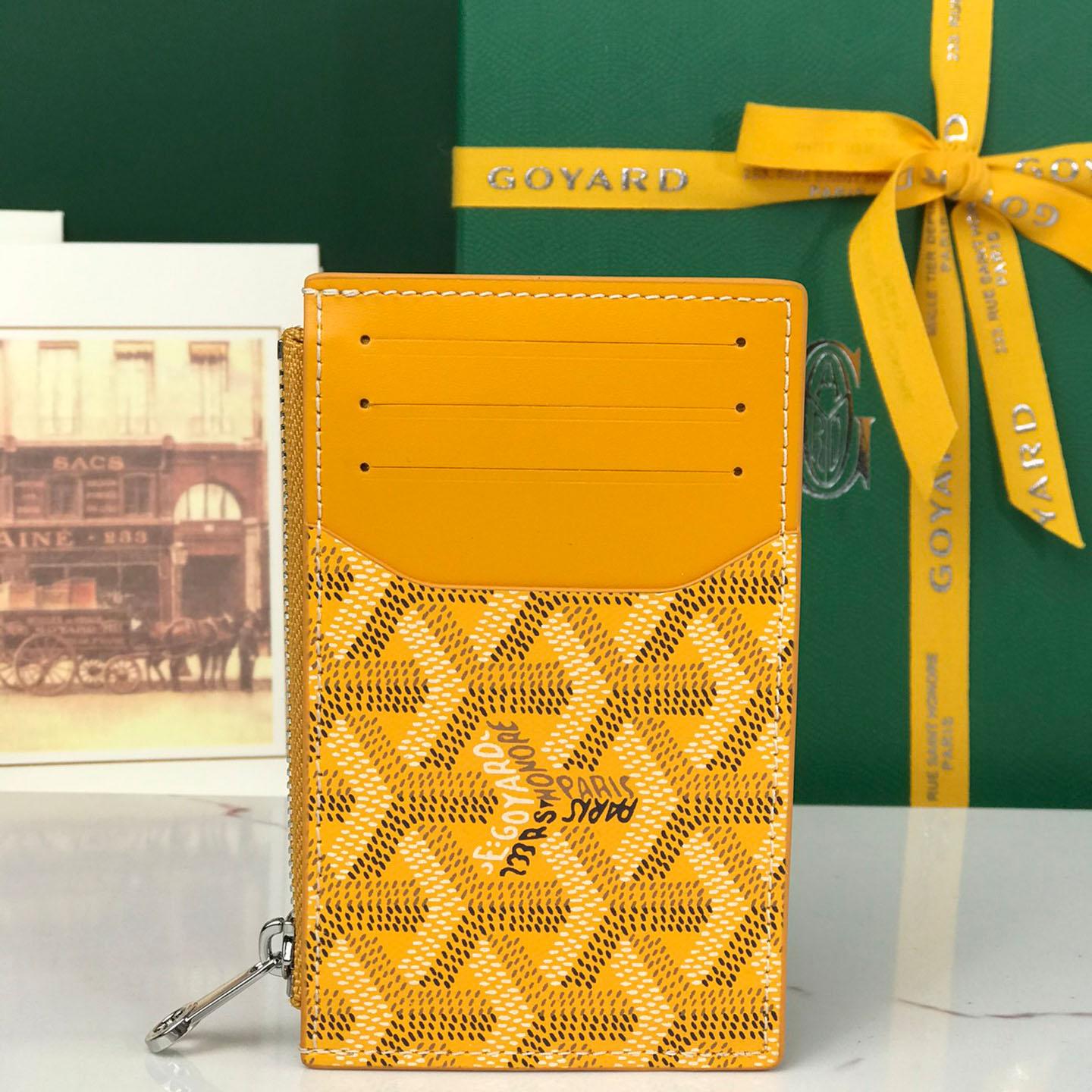 Goyard Bourbon Zipped Card Holder - DesignerGu