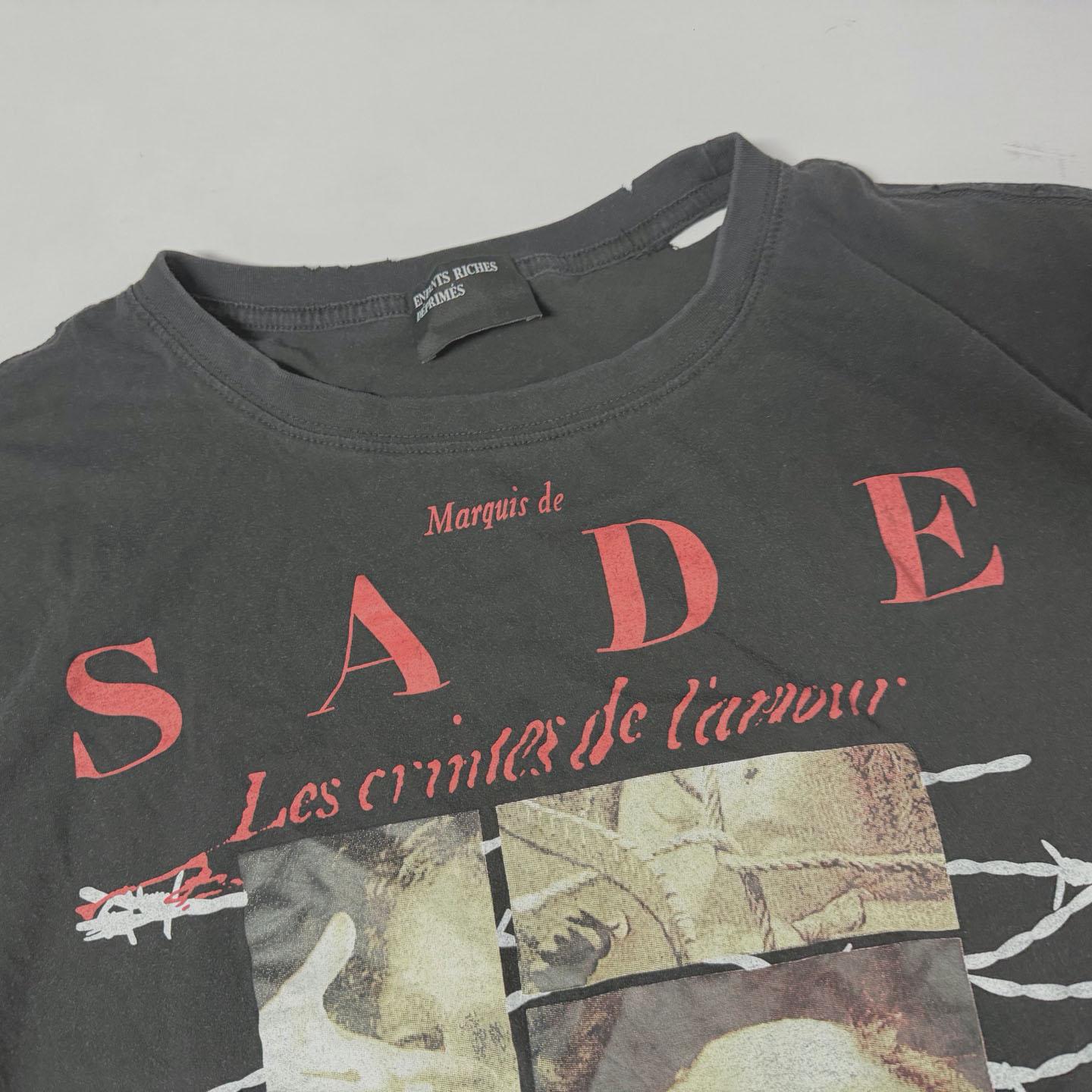 Enfants Riches Déprimés Les Crimes De L'aMour T-Shirt 'Thrashed Black' - DesignerGu