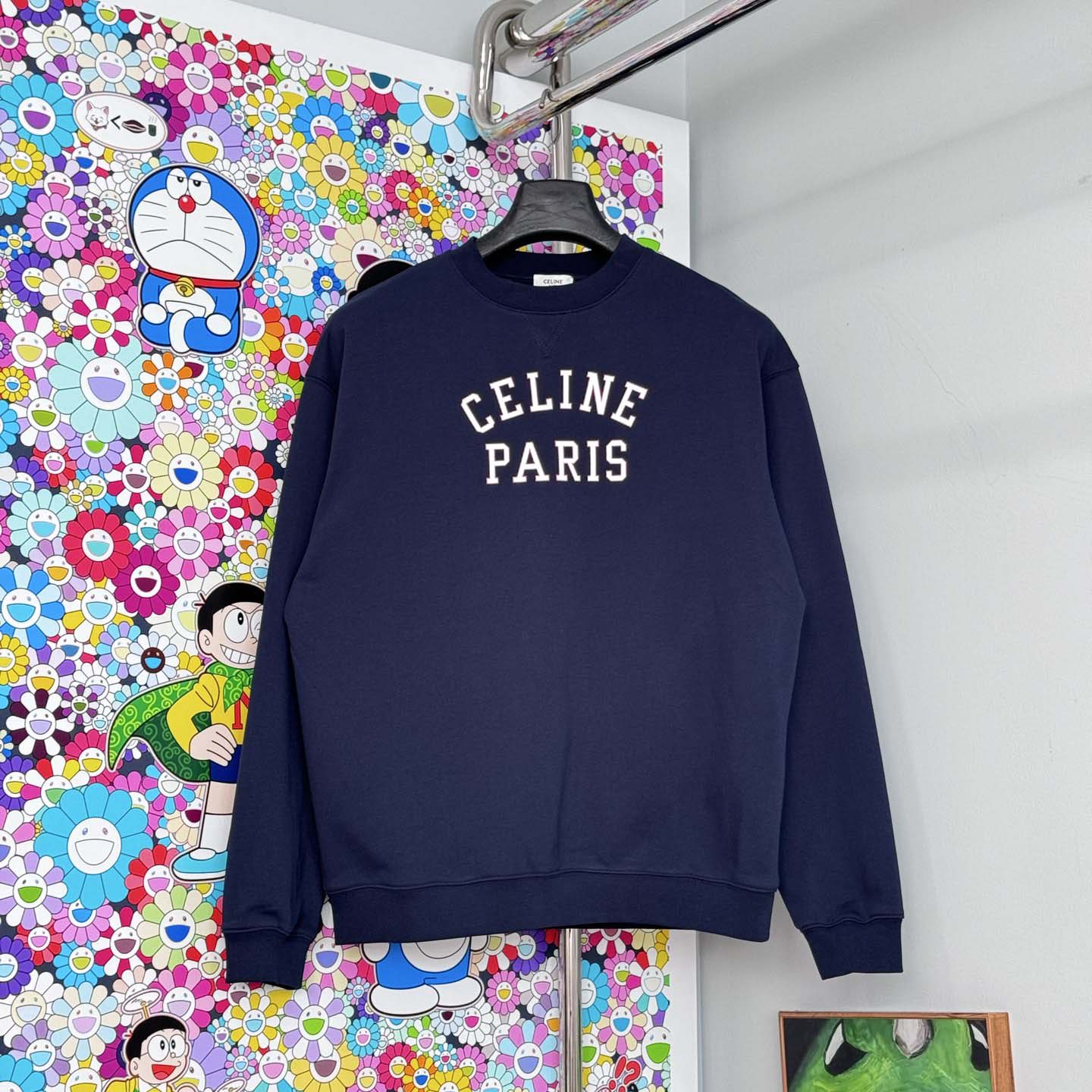 Celine Sweatshirt In Cotton Fleece - DesignerGu
