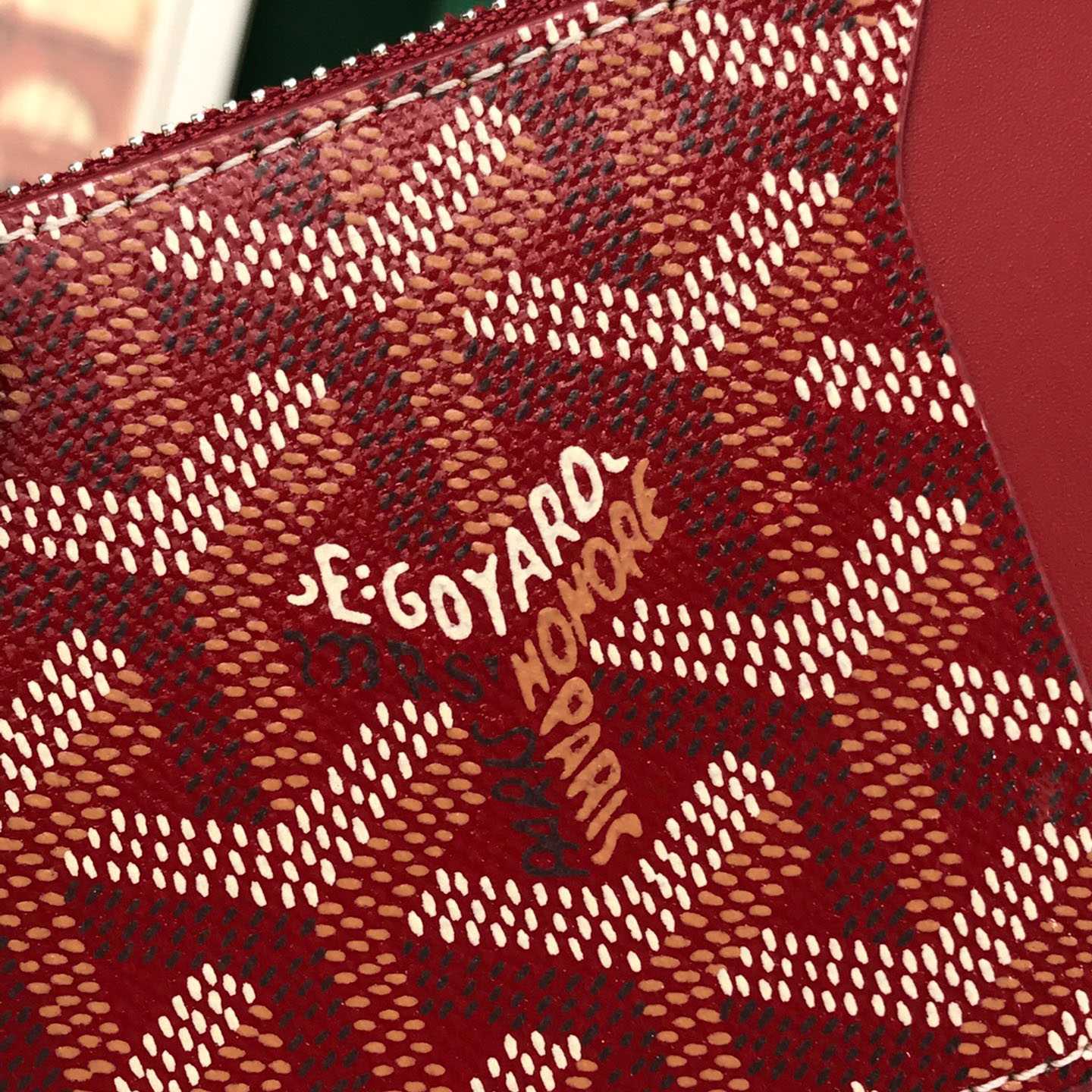 Goyard Bourbon Zipped Card Holder - DesignerGu