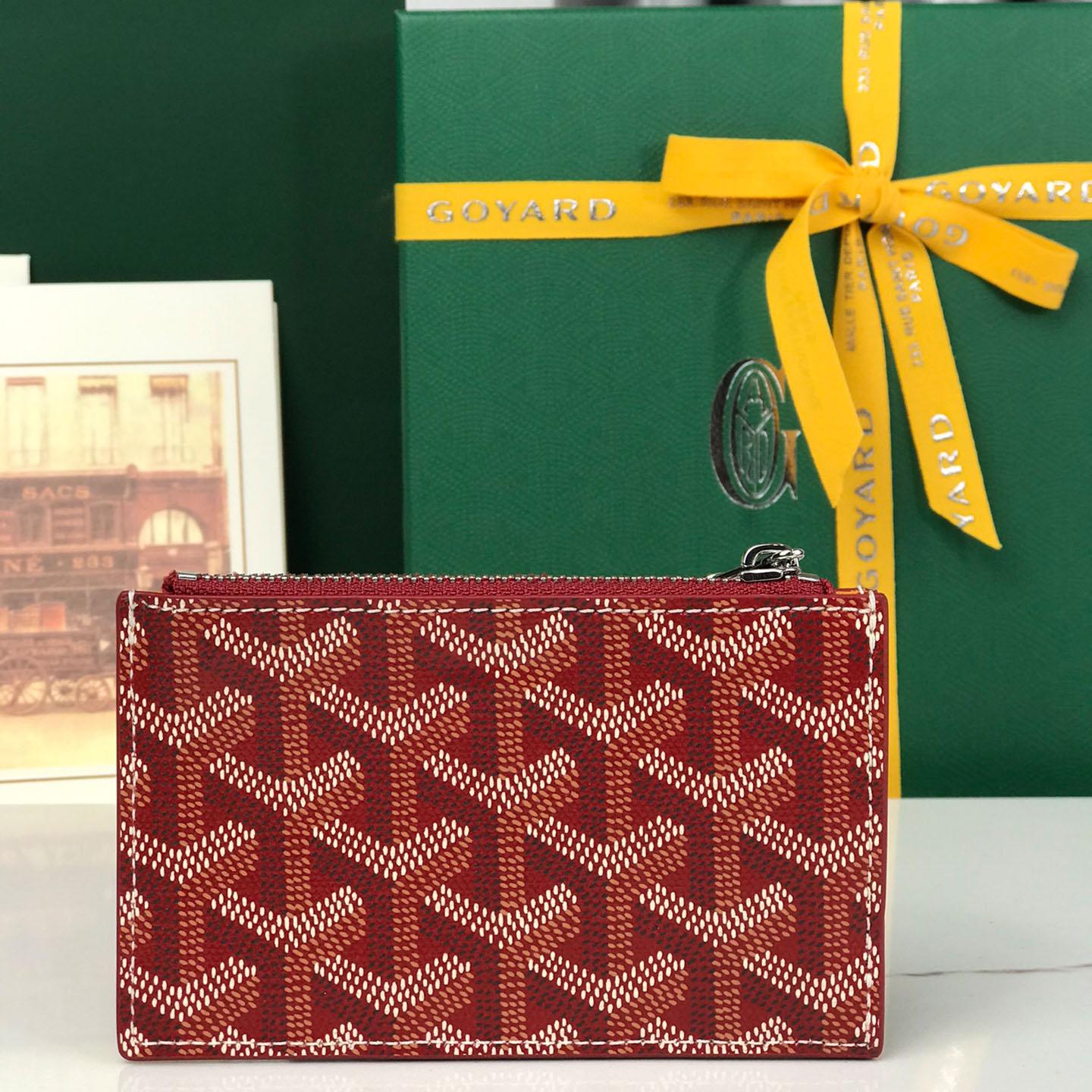 Goyard Bourbon Zipped Card Holder - DesignerGu
