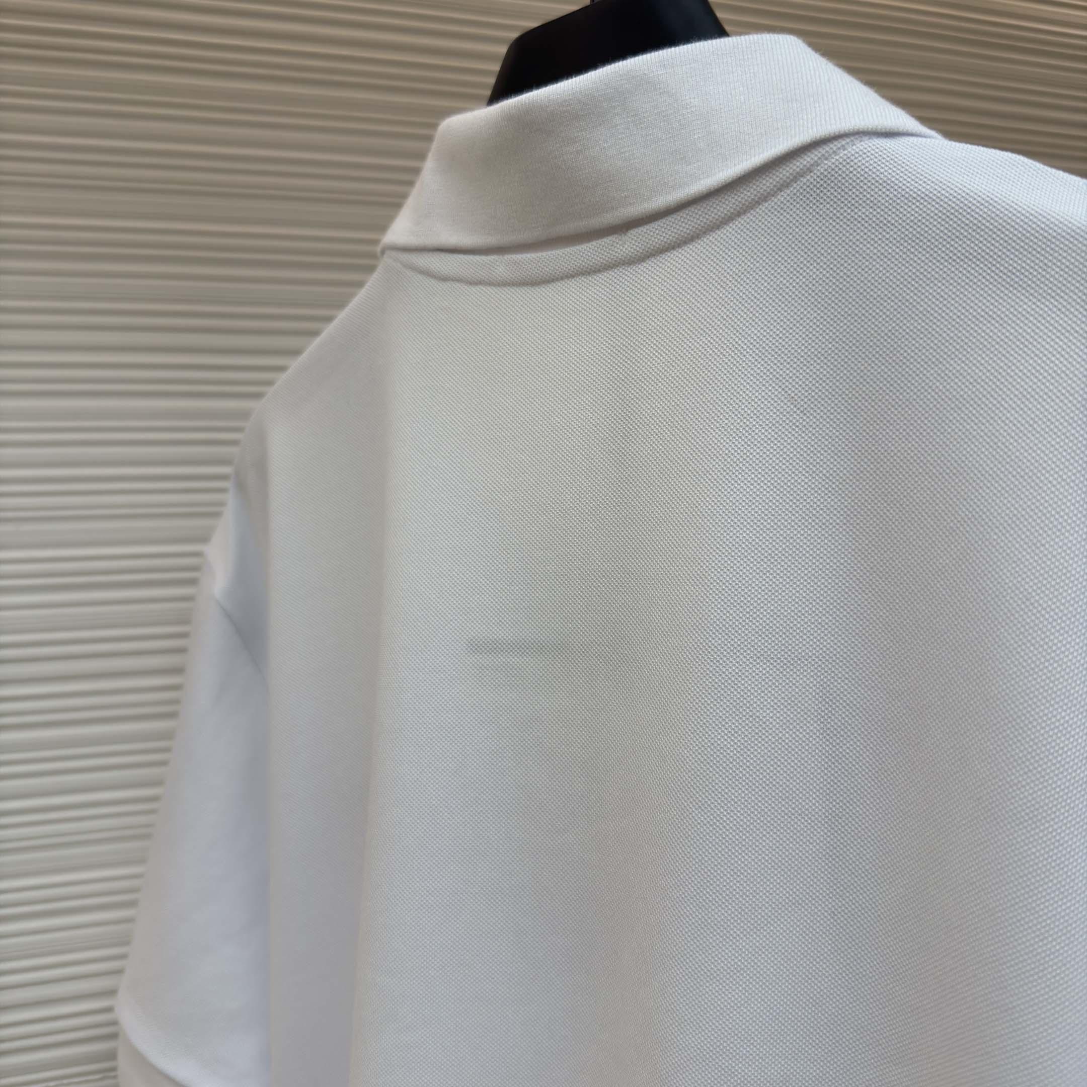 Prada Piqué Polo Shirt - DesignerGu