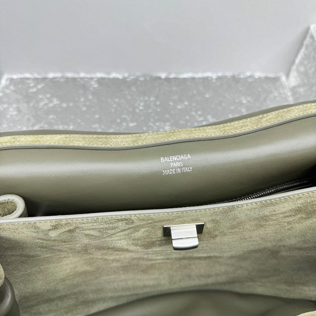 Balenciaga  Rodeo Handbag Medium In Khaki - DesignerGu
