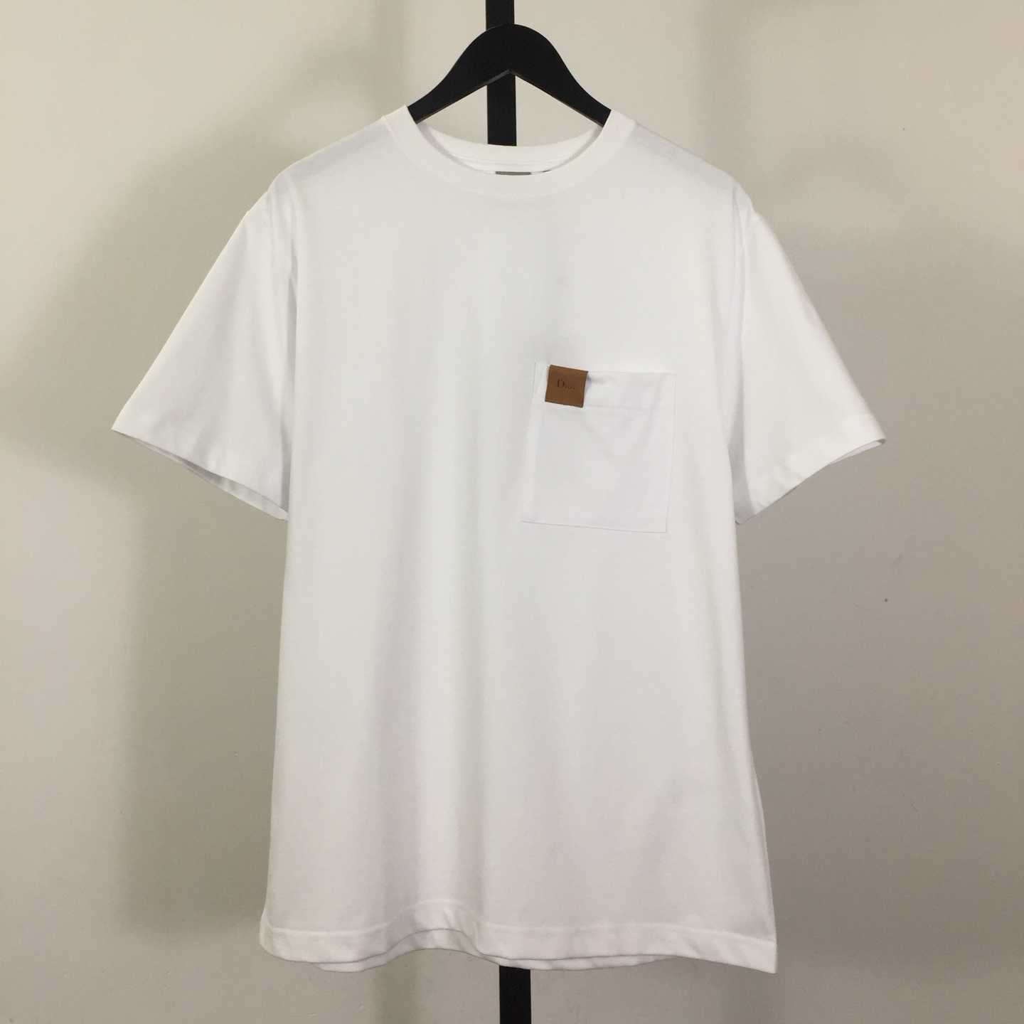 Dior T-Shirt With Pocket, Relaxed Fit   - DesignerGu