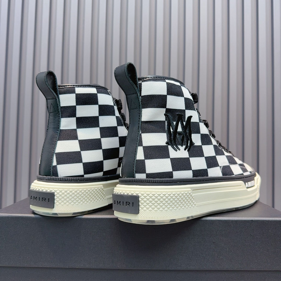 Amiri Court High 'Checkerboard' - DesignerGu