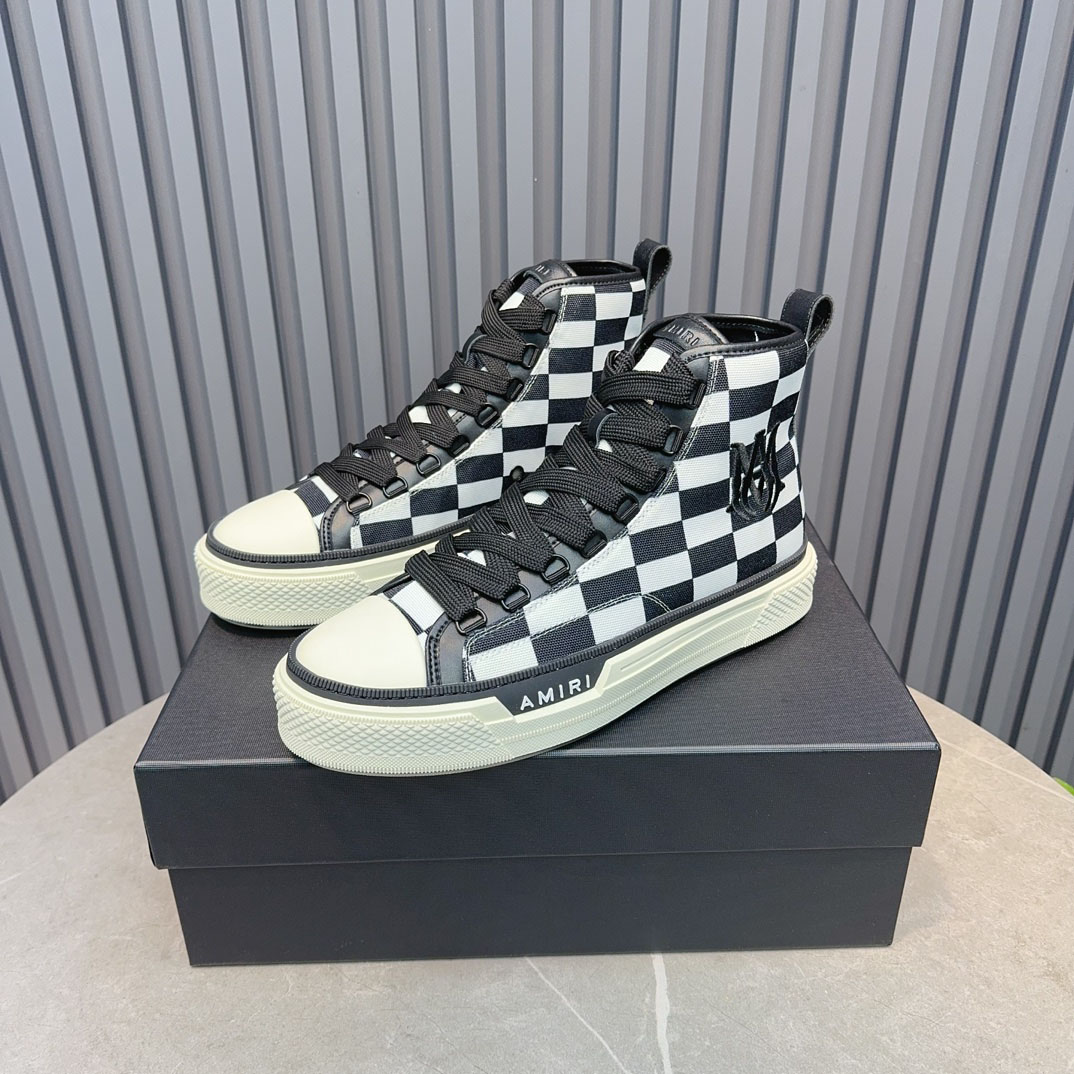 Amiri Court High 'Checkerboard' - DesignerGu