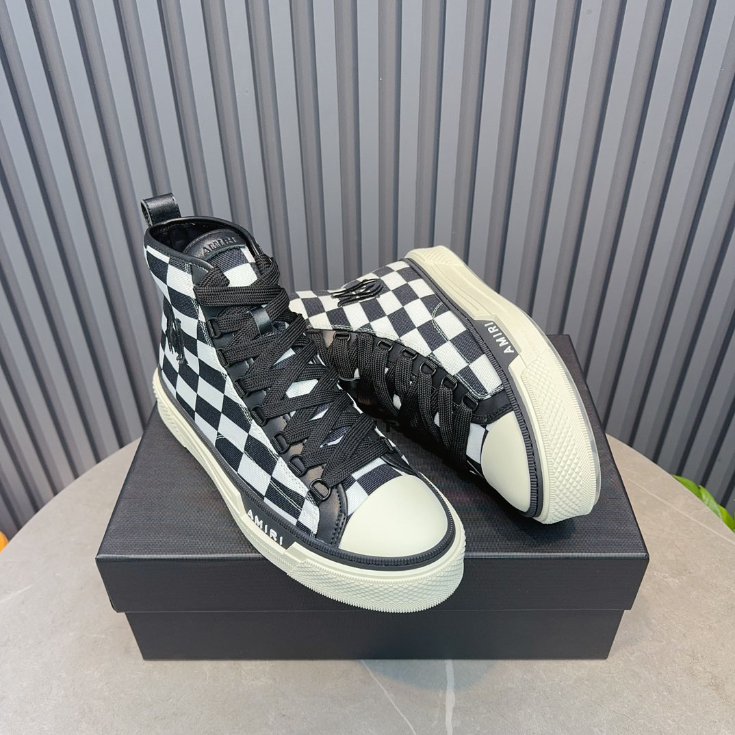 Amiri Court High 'Checkerboard' - DesignerGu