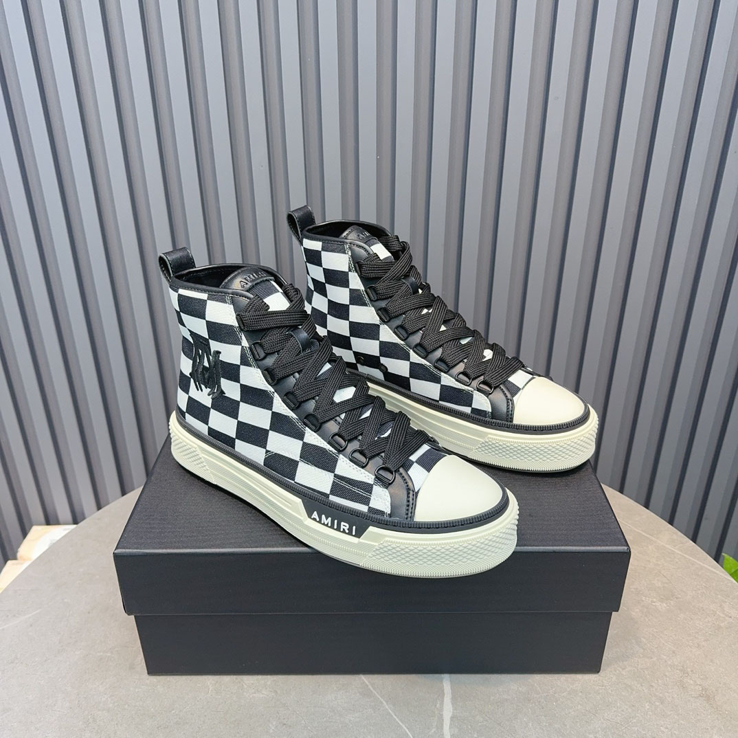 Amiri Court High 'Checkerboard' - DesignerGu