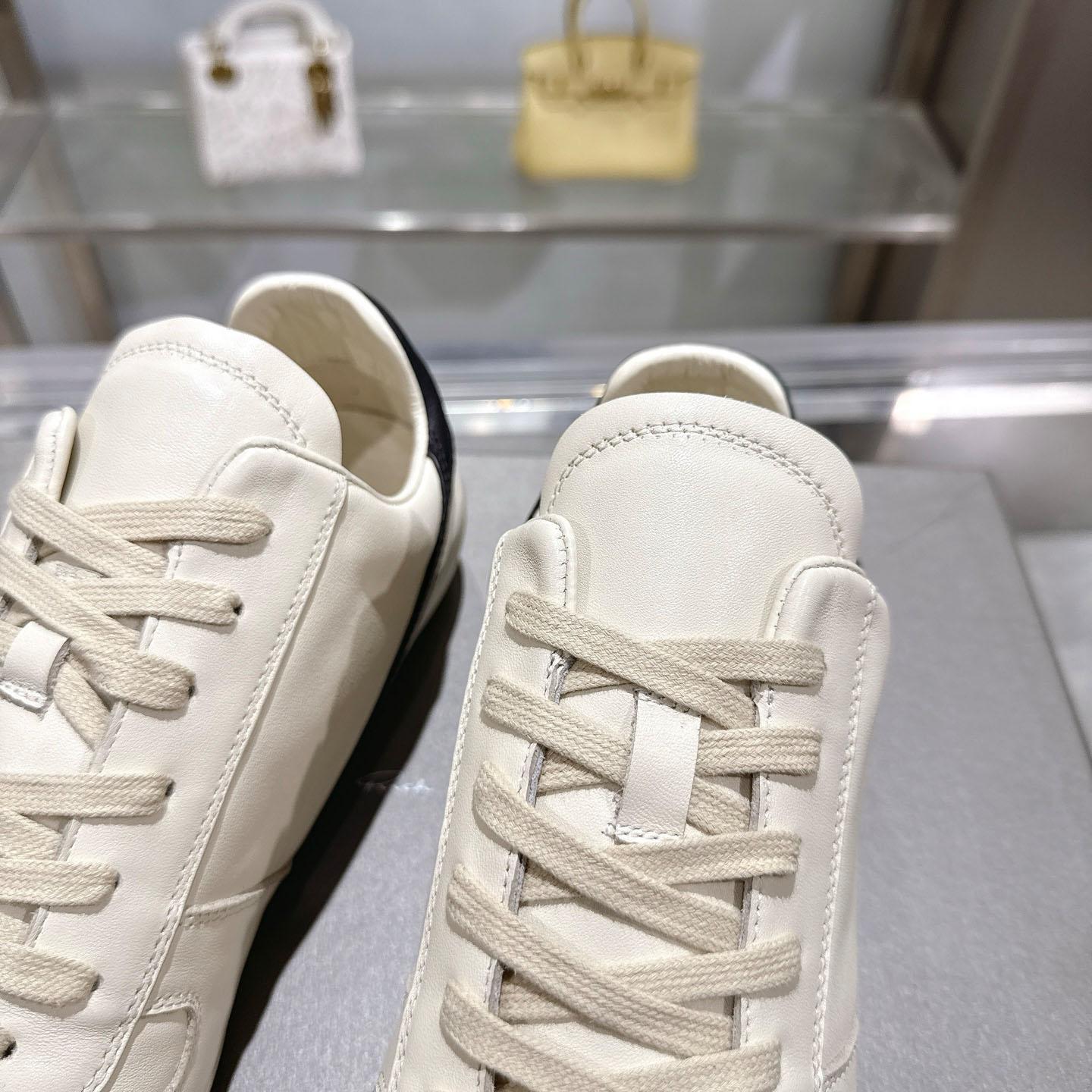 Rick Owens Concordians Minimal Sneaker 'Milk Black' - DesignerGu