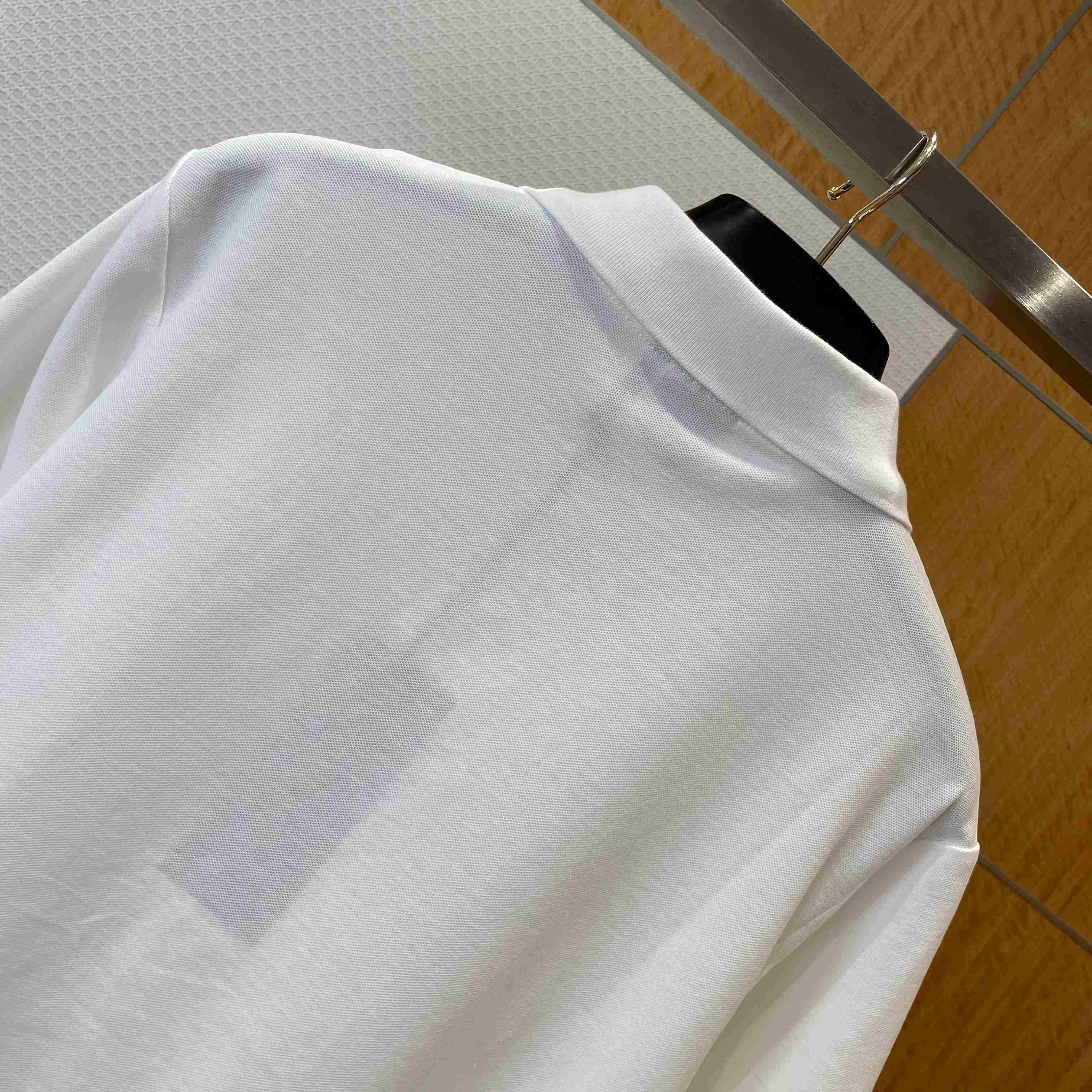 Dior Polo Shirt White Cotton Piqué - DesignerGu