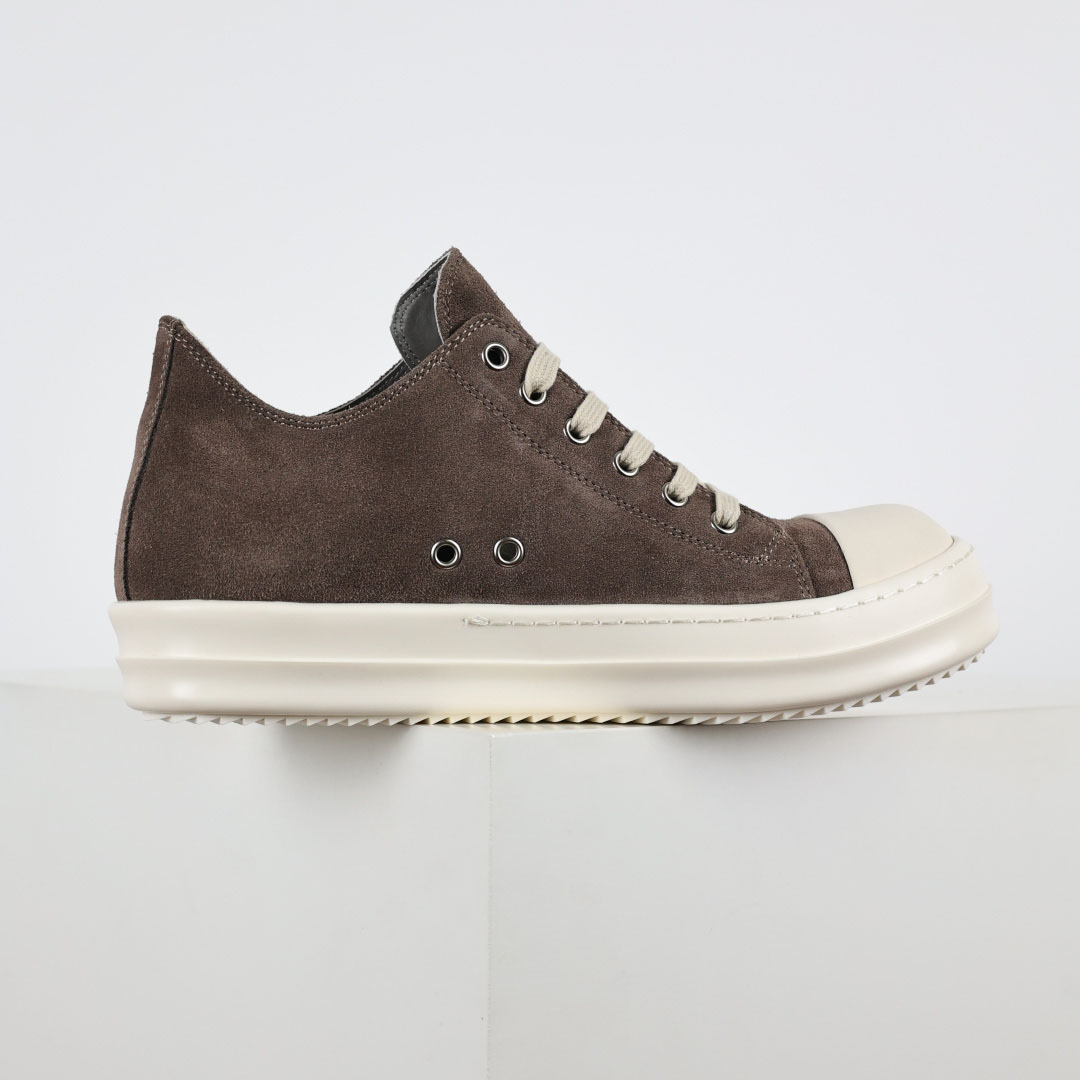 Rick Owens Ramones Suede Sneakers - DesignerGu
