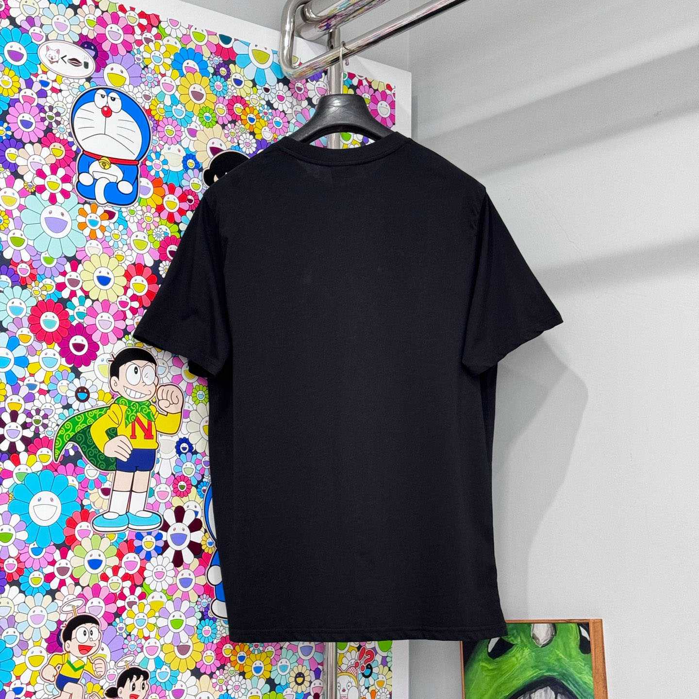 Moncler Blurred Logo Cotton T-Shirt - DesignerGu