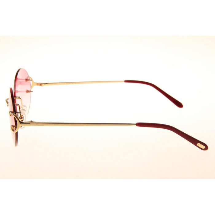 Cartier CT 4193832 Sunglasses In Gold Gradient Pink - DesignerGu