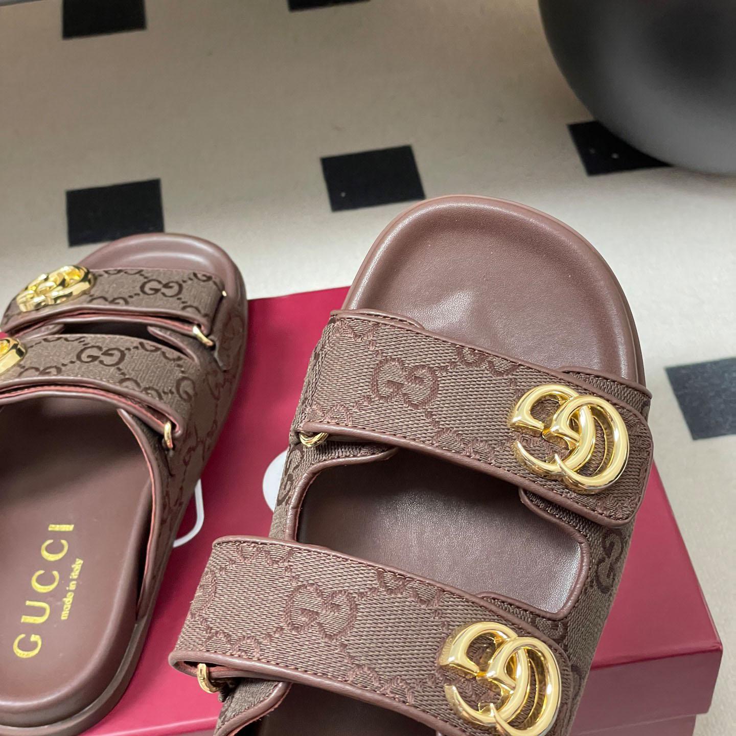 Gucci Sandal With Double G - DesignerGu