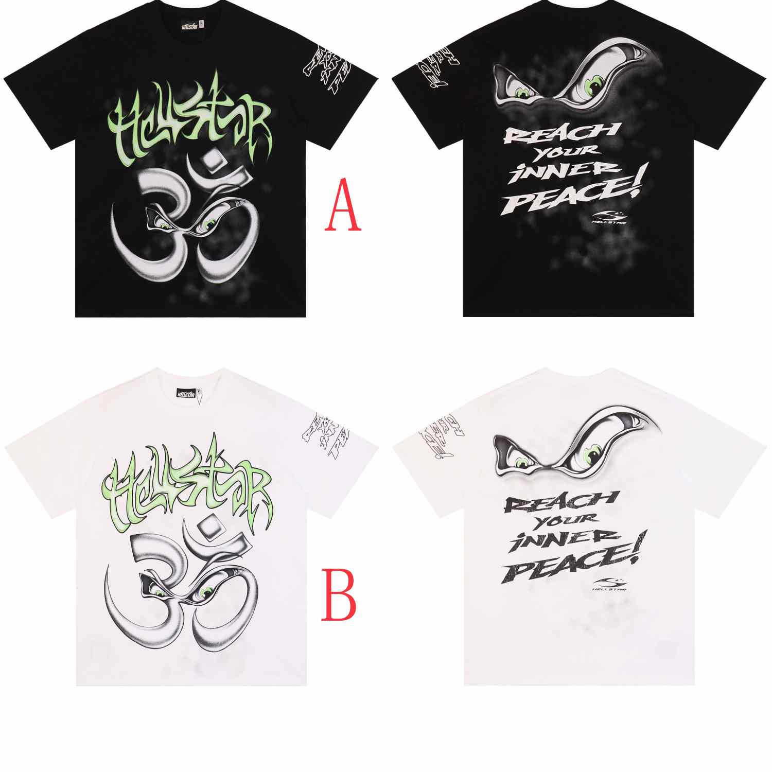 Hellstar  Reach Your Inner Peace Om T-Shirt - DesignerGu