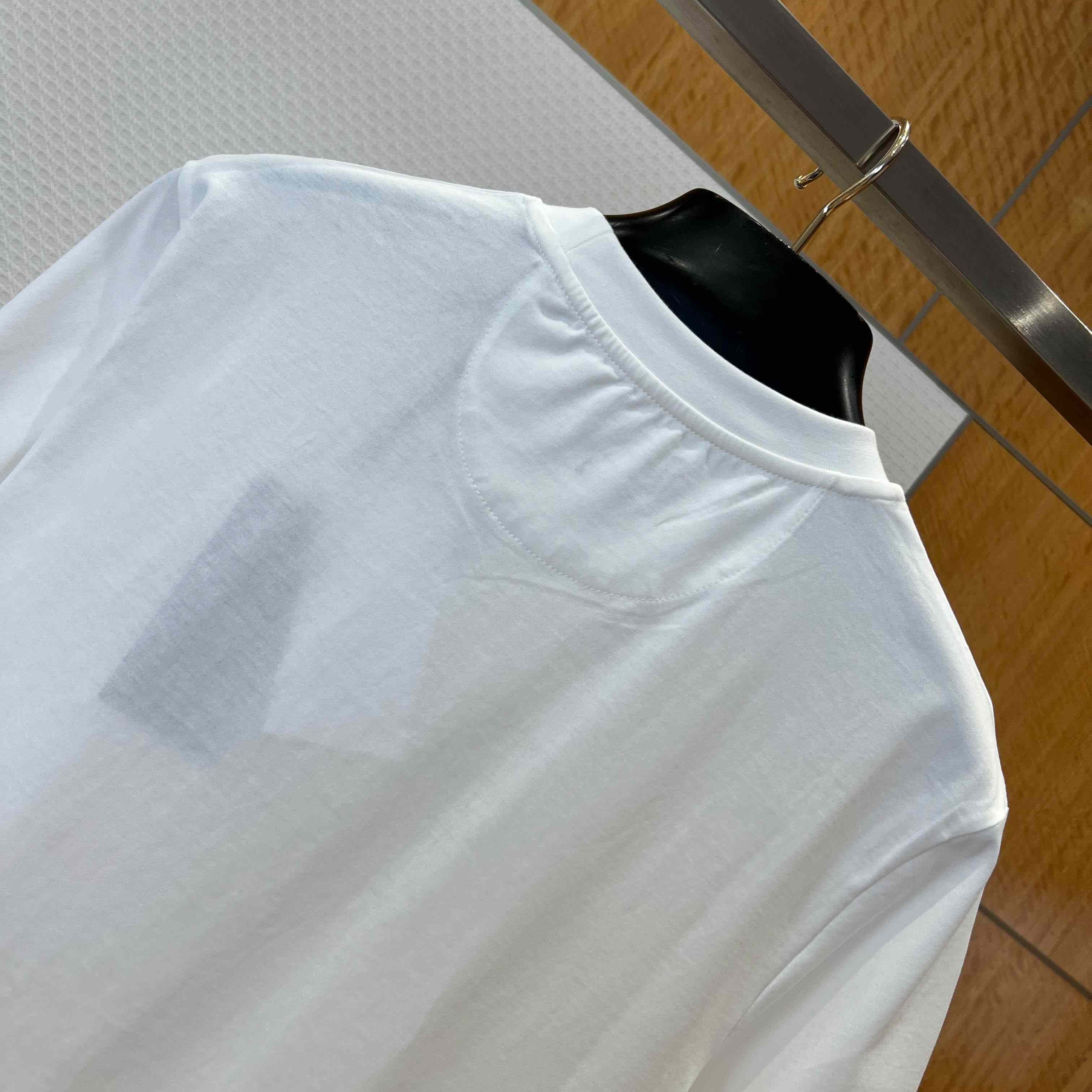 Fendi White Cotton T-shirt - DesignerGu
