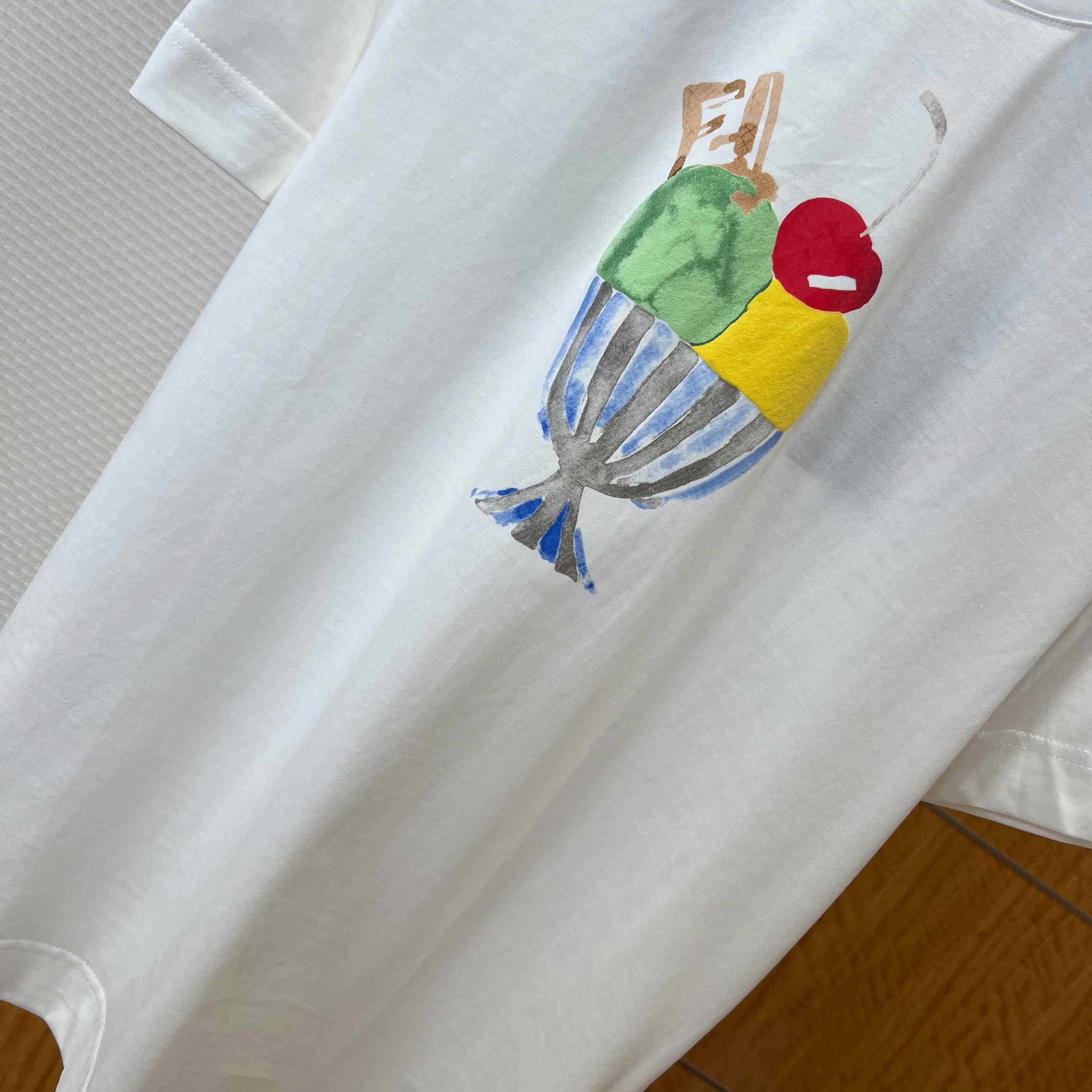 Fendi White Cotton T-shirt - DesignerGu