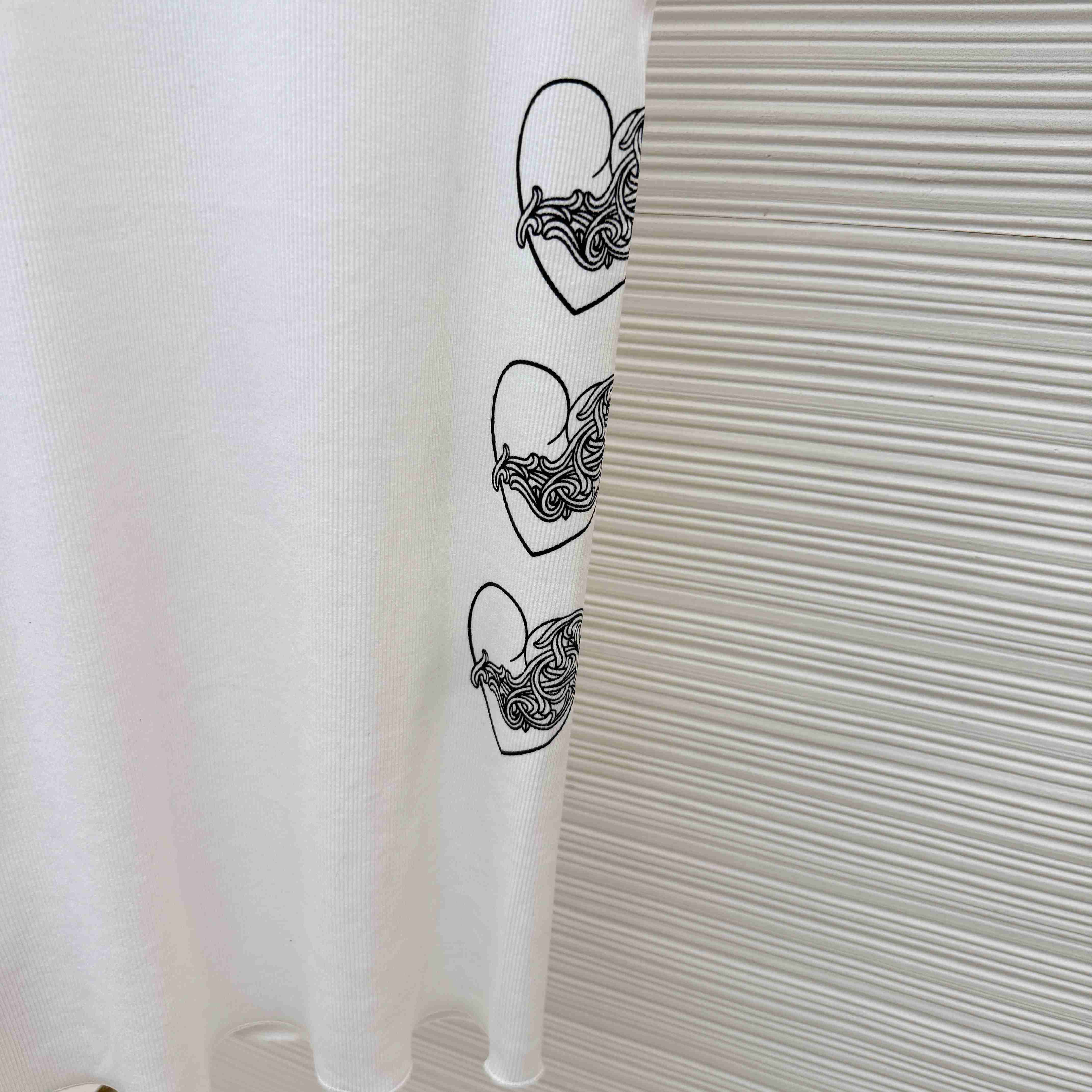 Chrome Hearts 'Love You' Floral Heart White Tank Top - DesignerGu