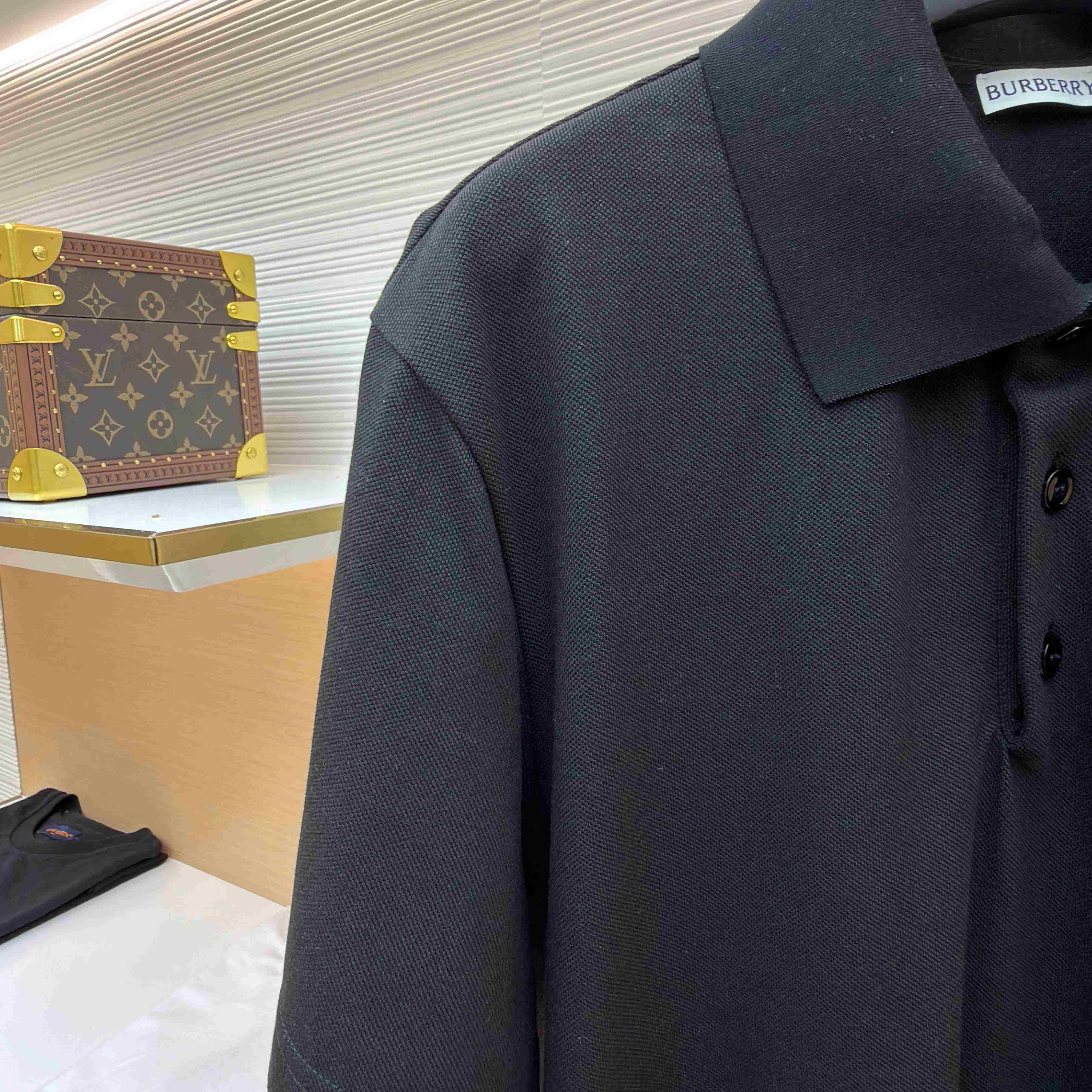 Burberry EKD Sketch Cotton Polo Shirt - DesignerGu