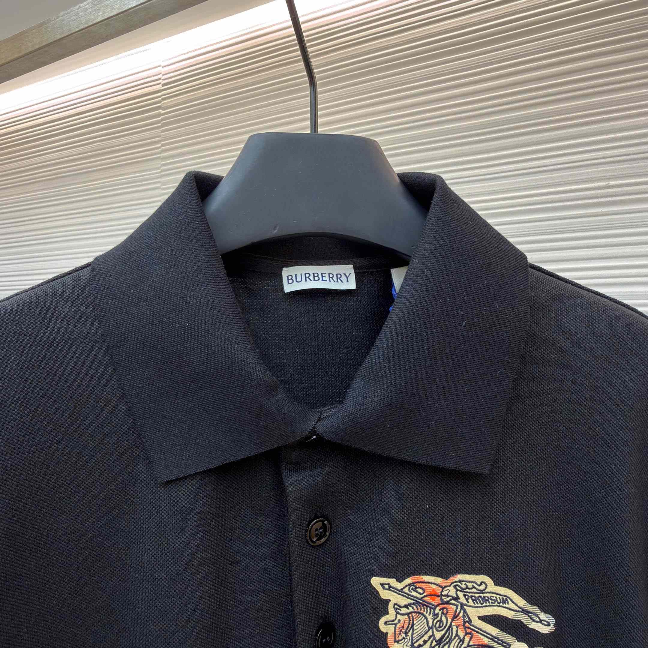 Burberry EKD Sketch Cotton Polo Shirt - DesignerGu