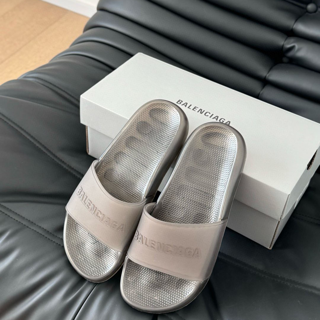 Balenciaga Pool Transparent Slide Sandal - DesignerGu