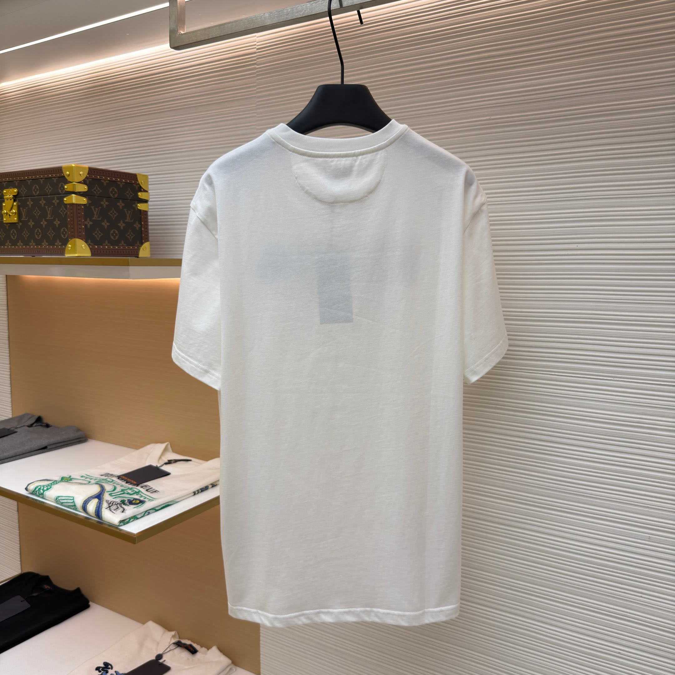 Fendi Lunar New Year White Cotton T-shirt - DesignerGu