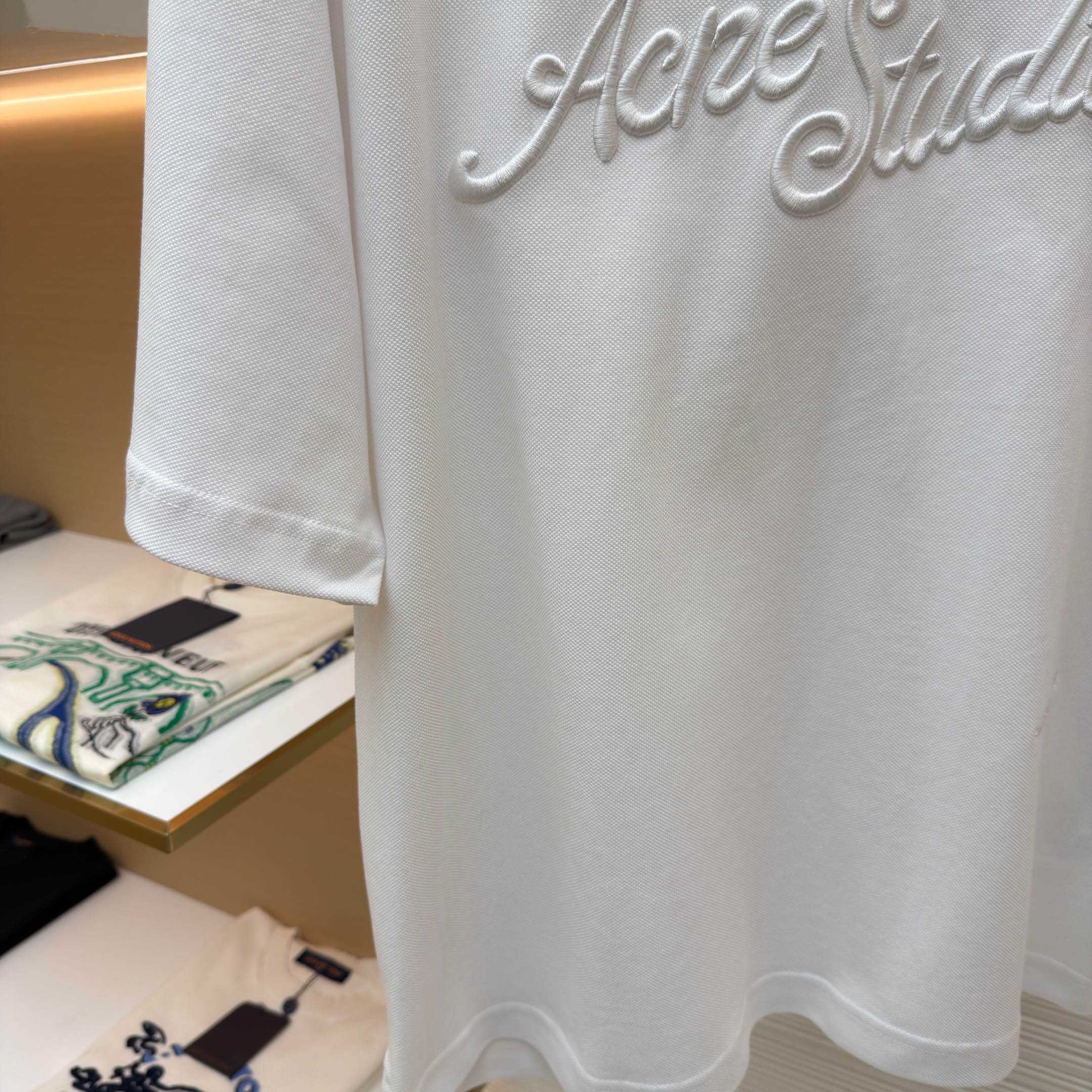 Acne Studios  Embroidered Logo T-shirt - DesignerGu