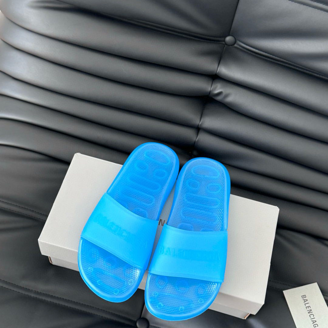 Balenciaga Pool Transparent Slide Sandal - DesignerGu